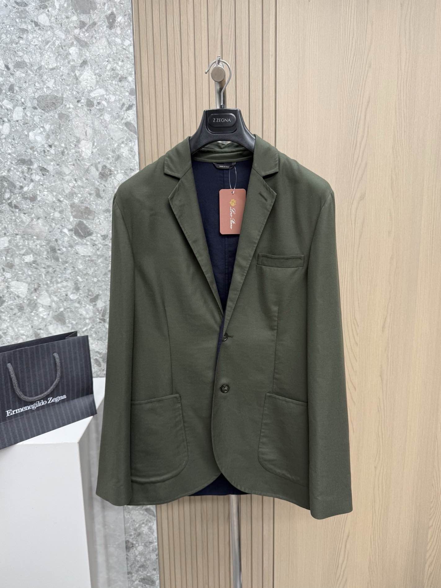 Loro Piana Loro Piana Rain System Wool Blazer Size 40R Size 40R - 1 Thumbnail
