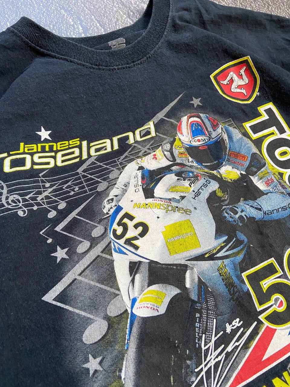 Vintage Vintage Honda James Toseland To52Land t shirt Size US XL / EU 56 / 4 - 4 Thumbnail