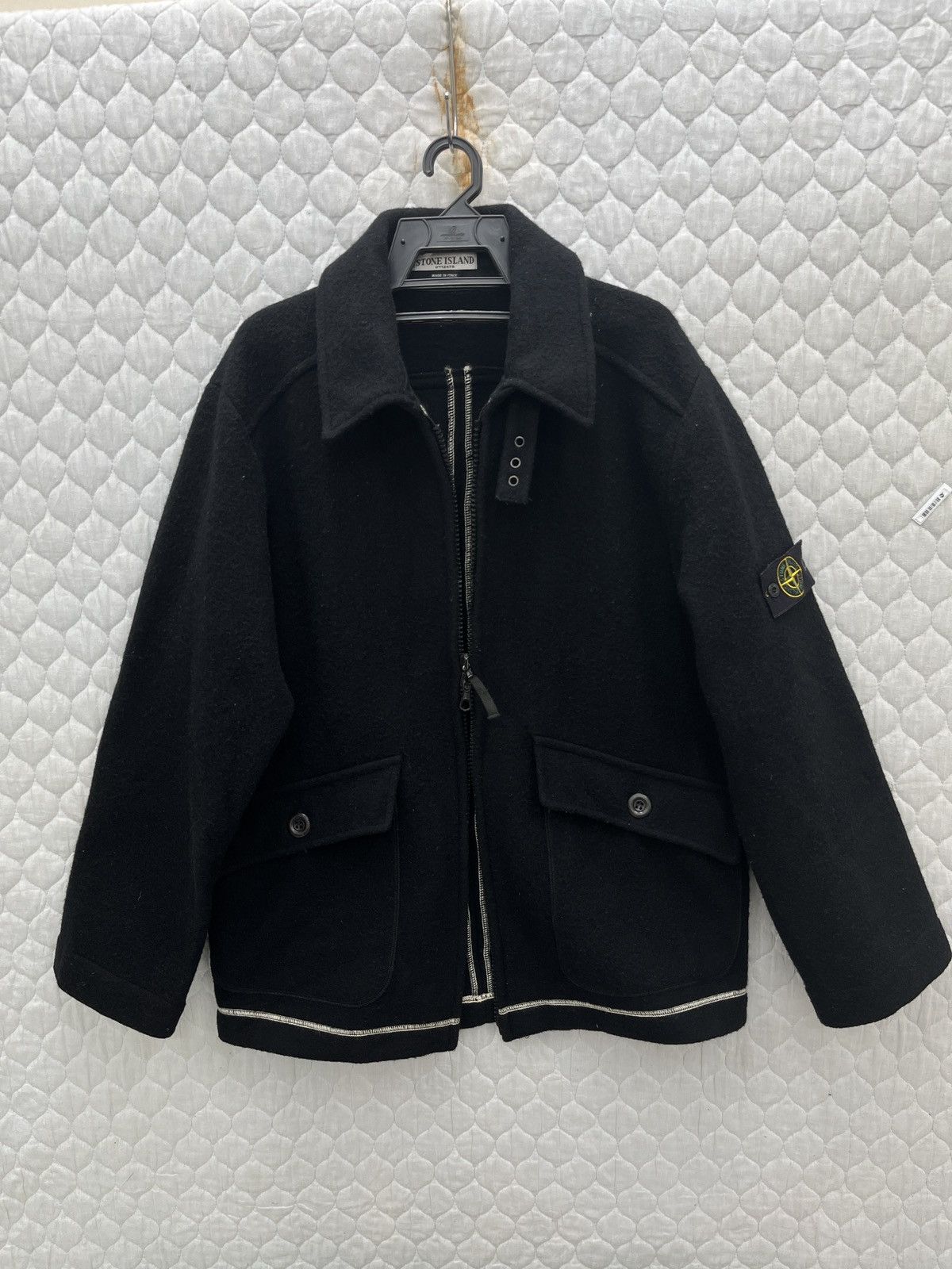 Stone Island 🔥🔥🔥STEALS STONE ISLAND AW2003 WOOL JACKET Size US L / EU 52-54 / 3 - 2 Thumbnail