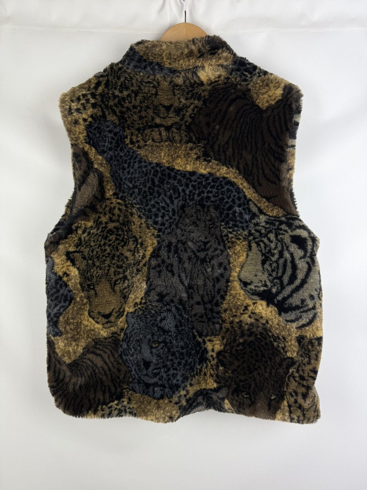 Joseph Ribkoff × Vintage Joseph Ribkoff Animal Print Faux Fur Sleeveless Vest Jacket Size M / US 6-8 / IT 42-44 - 8 Thumbnail