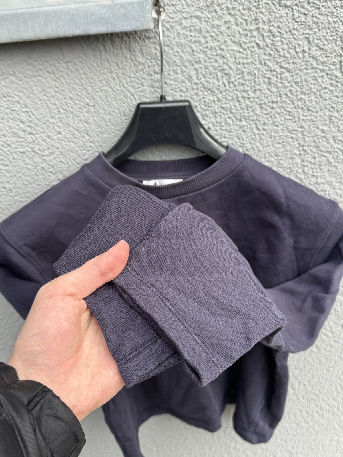 Acne Studios × Japanese Brand Acne Studios Lithea Women's Blue Crop Sweatshirt Top Size S Size S / US 4 / IT 40 - 5 Thumbnail