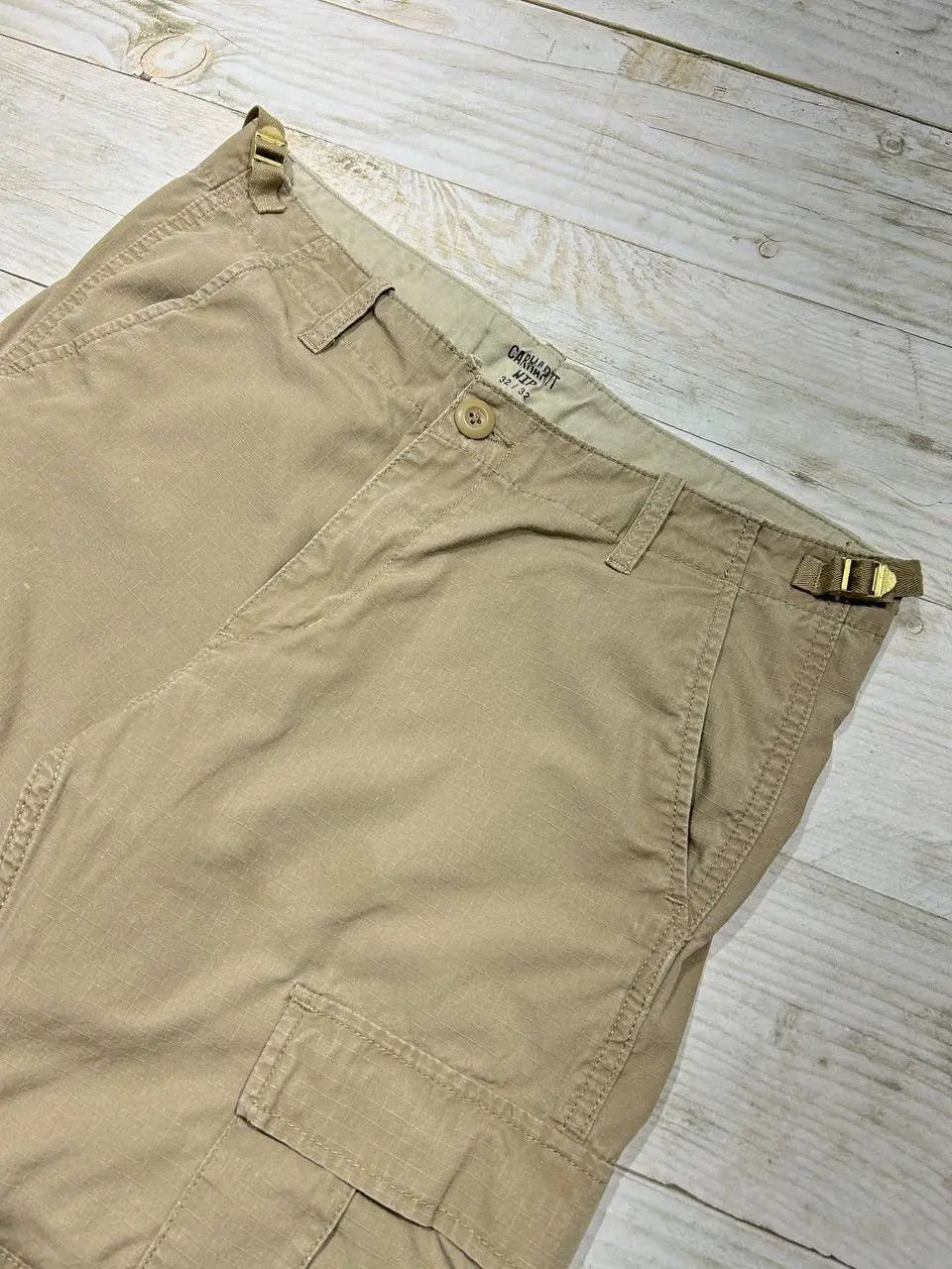 Carhartt Vintage Carhartt WIP Cargo Aviation Pants Distrissed Work Size US 32 / EU 48 - 12 Thumbnail