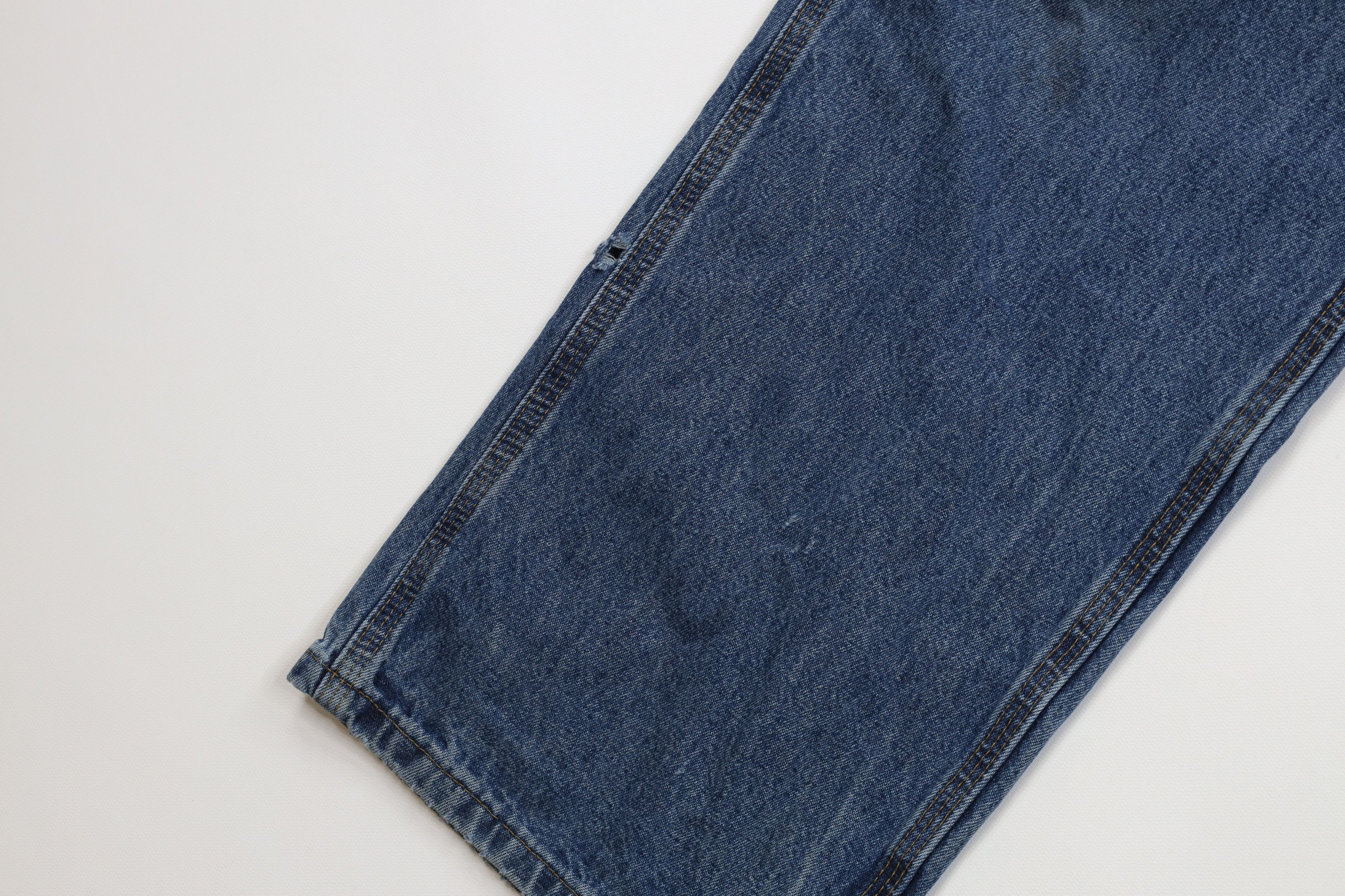 Carhartt Vintage Y2K Carhartt Wide Leg Original Dungaree Denim Jeans Size US 34 / EU 50 - 6 Thumbnail