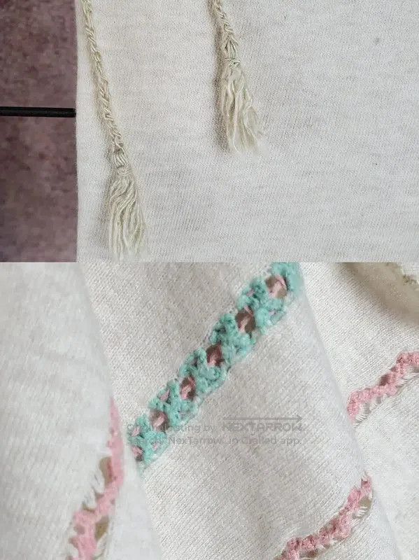 Burberry Burberry Summer Beige Cotton Embroidered Top. Size M / US 6-8 / IT 42-44 - 8 Thumbnail