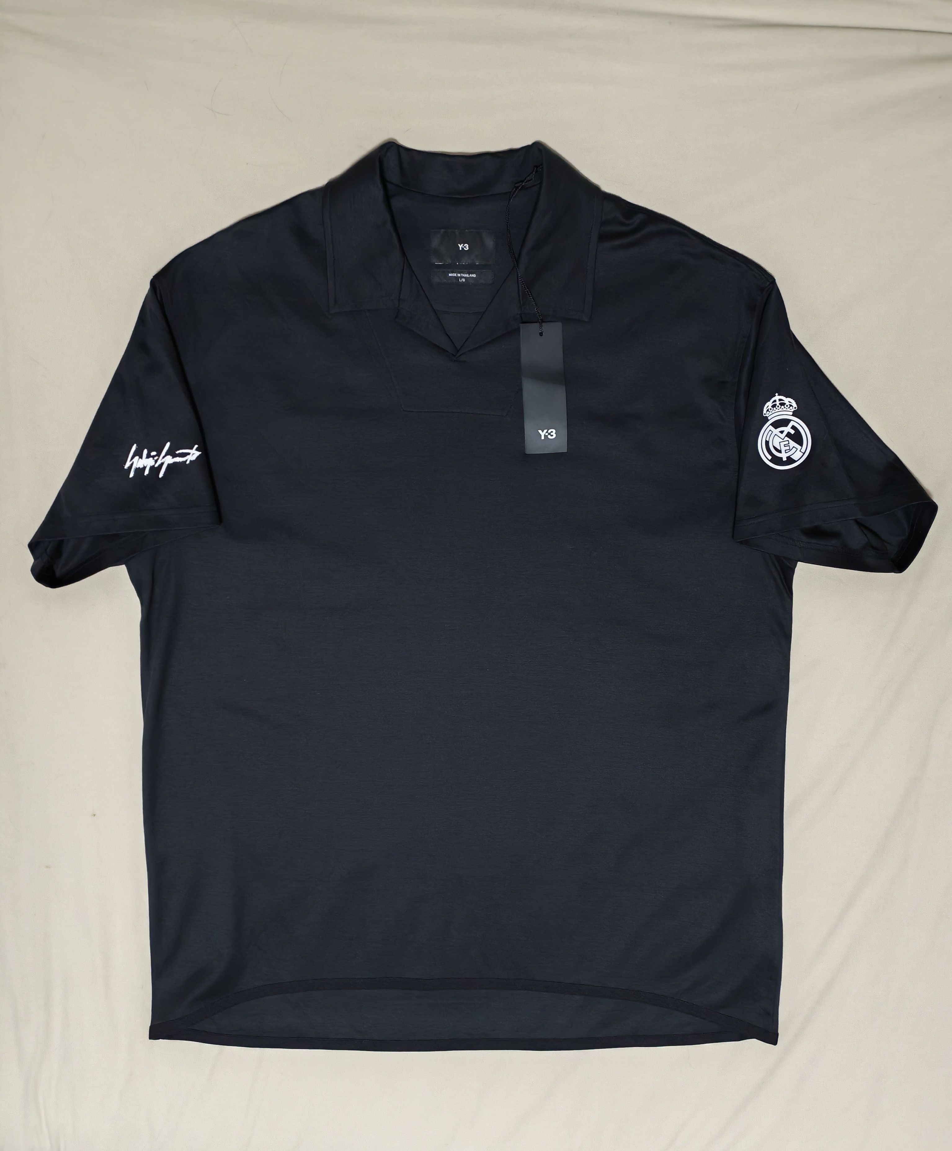 Adidas Y-3 x Real Madrid Short Sleeve Polo Black IT3718 (L)