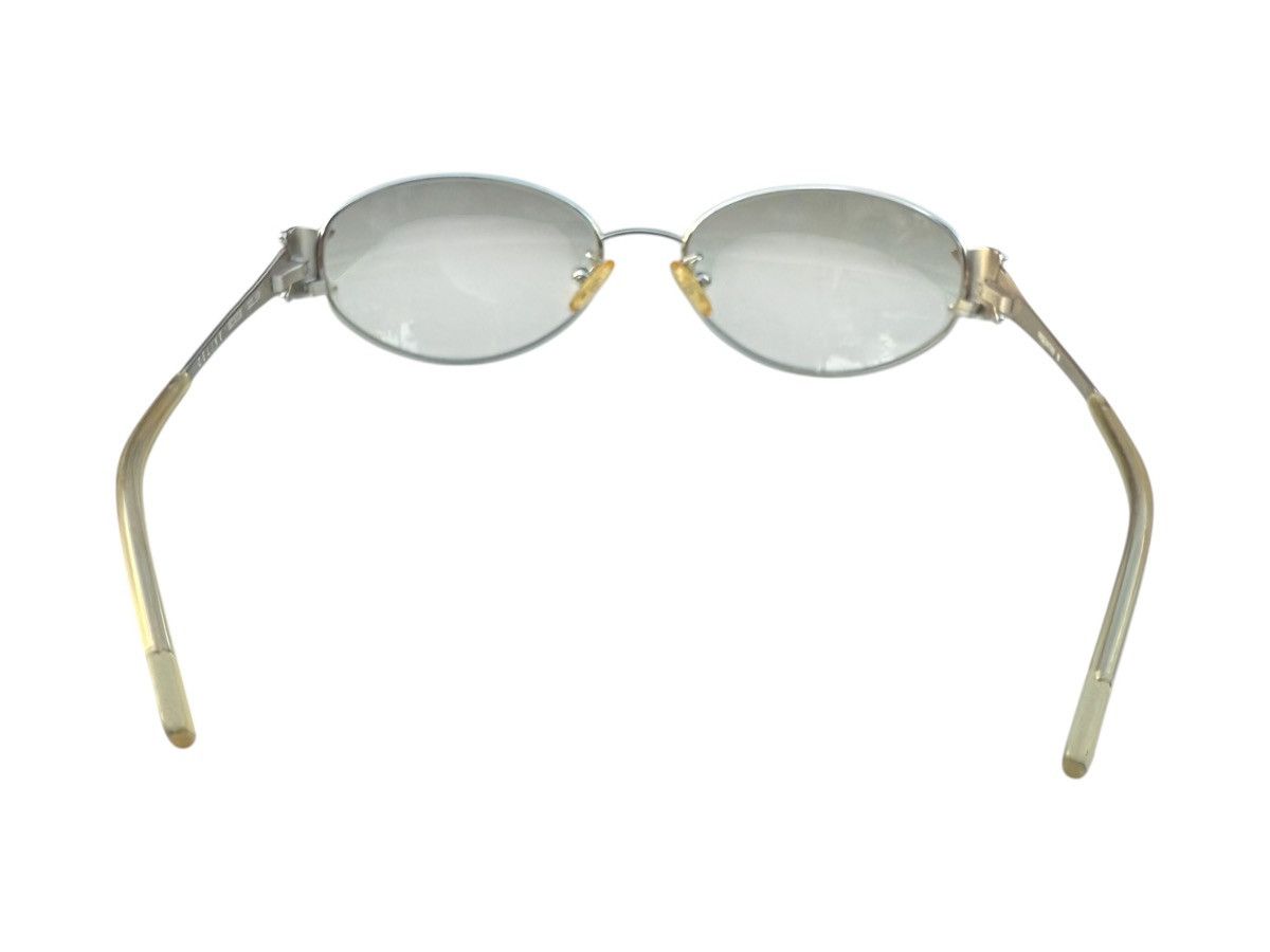 Celine Vintage Celine Triomphe Metal Silver Glasses Size ONE SIZE - 5 Thumbnail