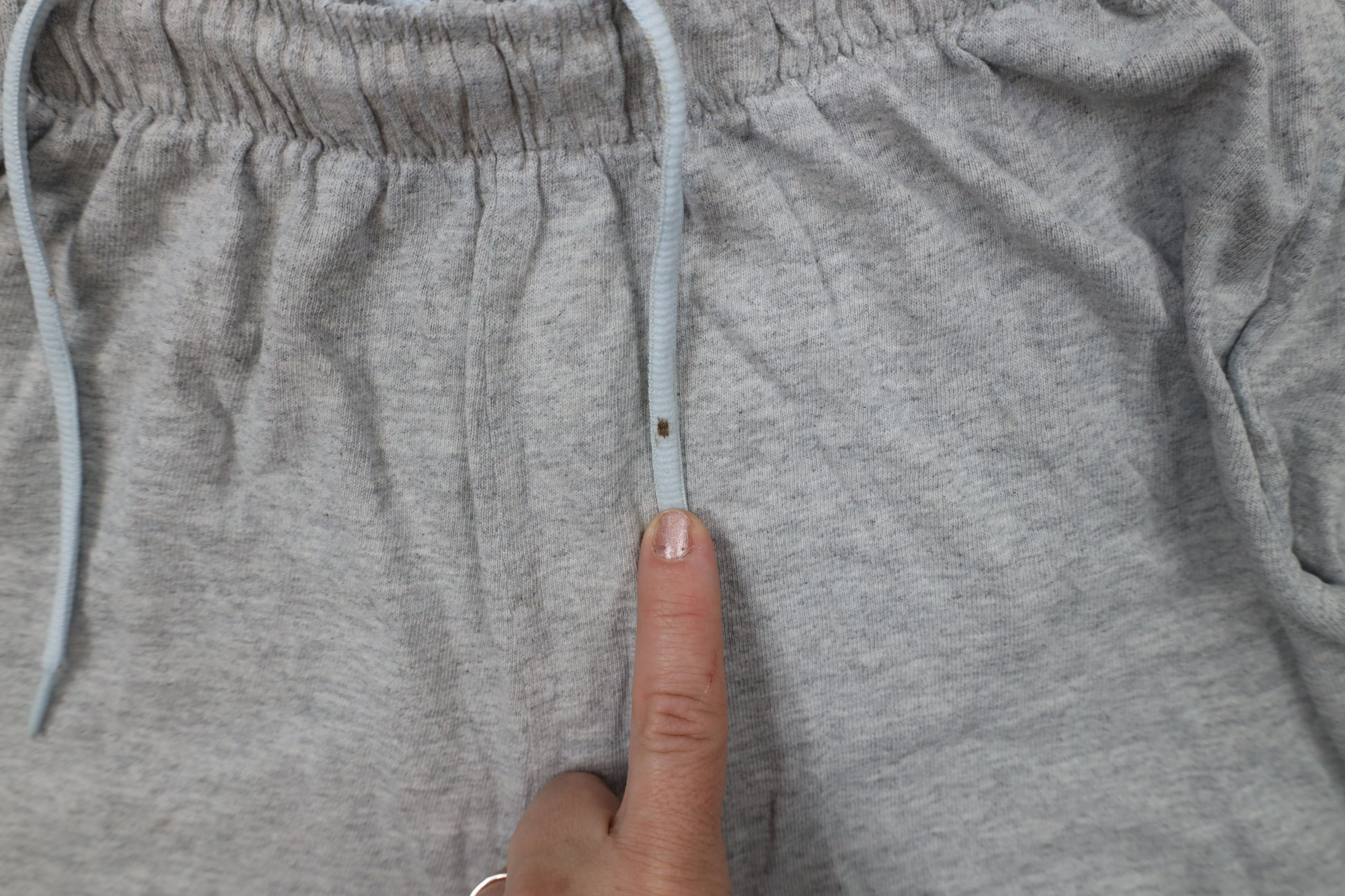 Nike × Vintage Vintage 90s Nike Travis Scott Mini Swoosh Shorts Gray USA Size US 32 / EU 48 - 8 Thumbnail