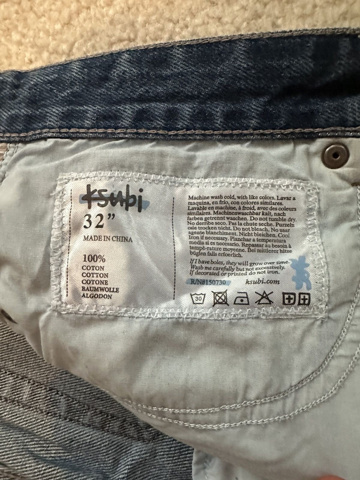 Ksubi Ksubi Chitch Retrograde Trashed Jeans Size US 32 / EU 48 - 4 Thumbnail