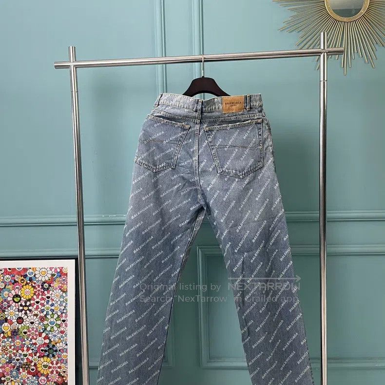 Balenciaga Balenciaga size S All-over logo jeans Size US 27 - 2 Thumbnail