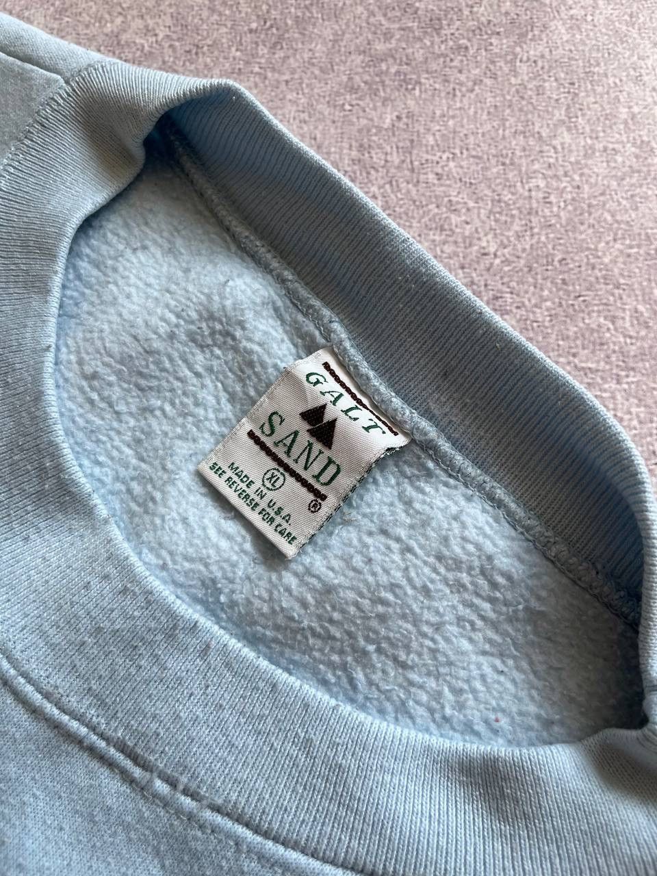 Vintage Vintage North Carolina Boxy Baby Blue Sweatshirt Y2K XL Size US XL / EU 56 / 4 - 4 Thumbnail