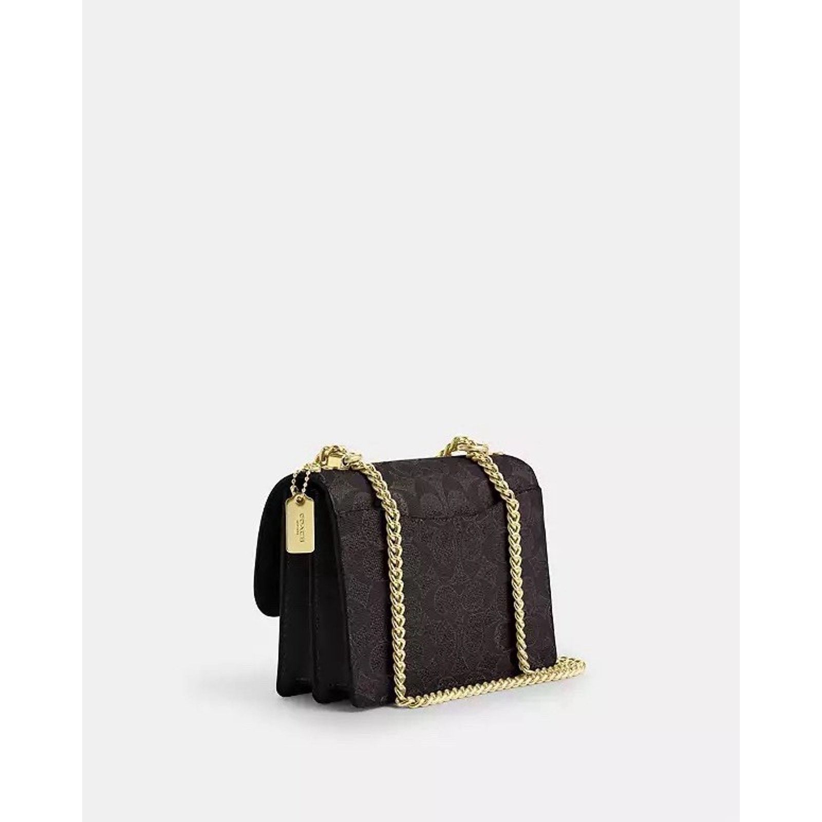 Coach NWT Coach Mini Klare Crossbody Bag CW206 Gold/Walnut/Black Size ONE SIZE - 7 Thumbnail
