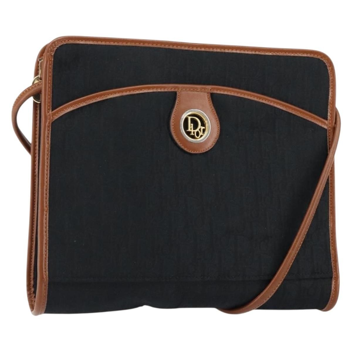 Dior Christian Dior Vintage Trotter Shoulder Bag Canvas Size ONE SIZE - 1 Thumbnail