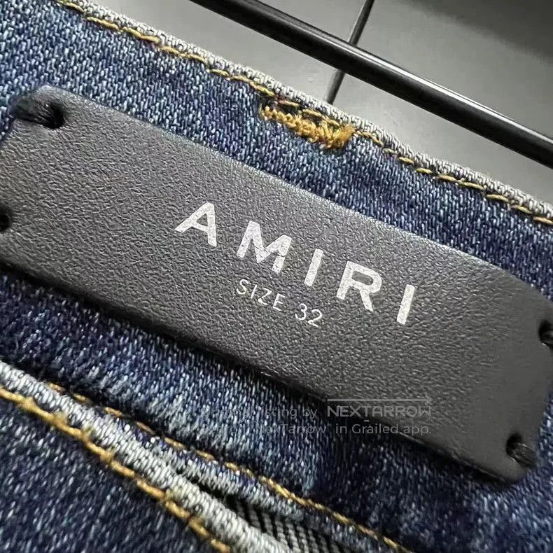 Amiri AMIRI Washed Distressed Denim Jeans. Size US 32 / EU 48 - 3 Thumbnail
