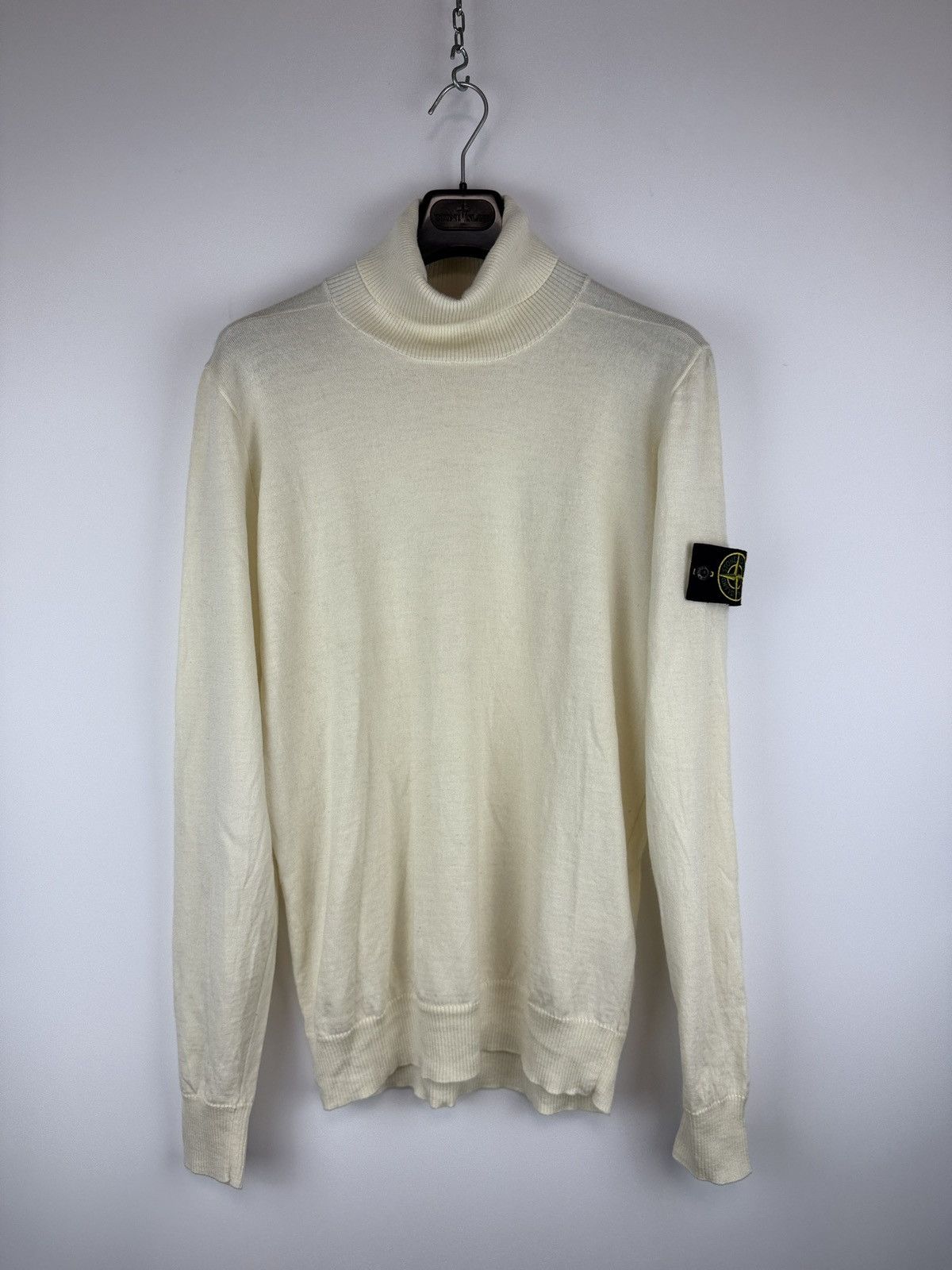 Stone Island Off-white Stone Island turtleneck sweater Size US L / EU 52-54 / 3 - 1 Thumbnail