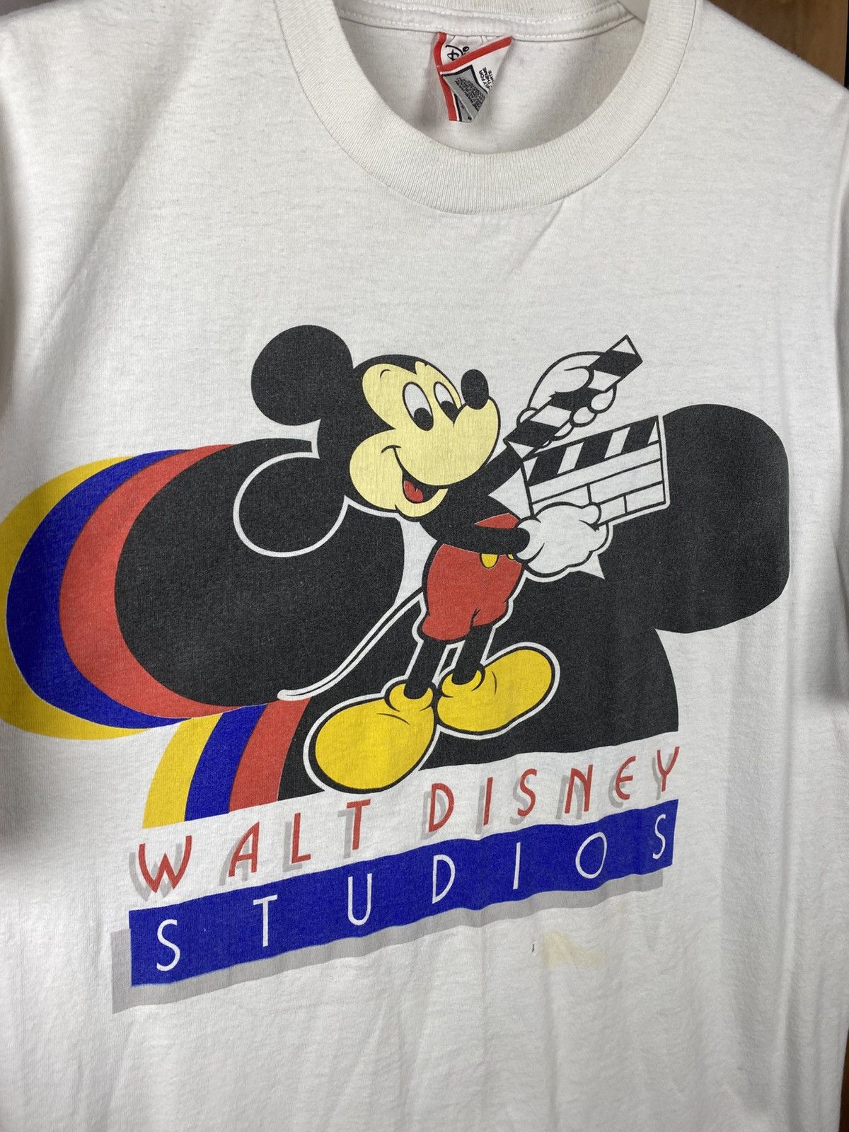 Disney 🐭Vintage 90s T-Shirt Disney Studios Made In U.S.A. VTG Tee🐭 Size US L / EU 52-54 / 3 - 2 Thumbnail