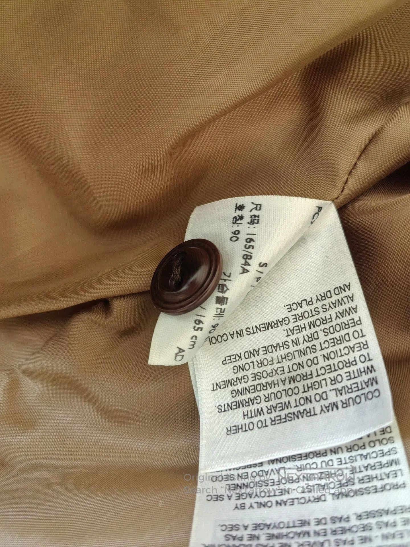 LVC vintage 1930s leather jacket in light brown. Size US S / EU 44-46 / 1 - 8 Thumbnail