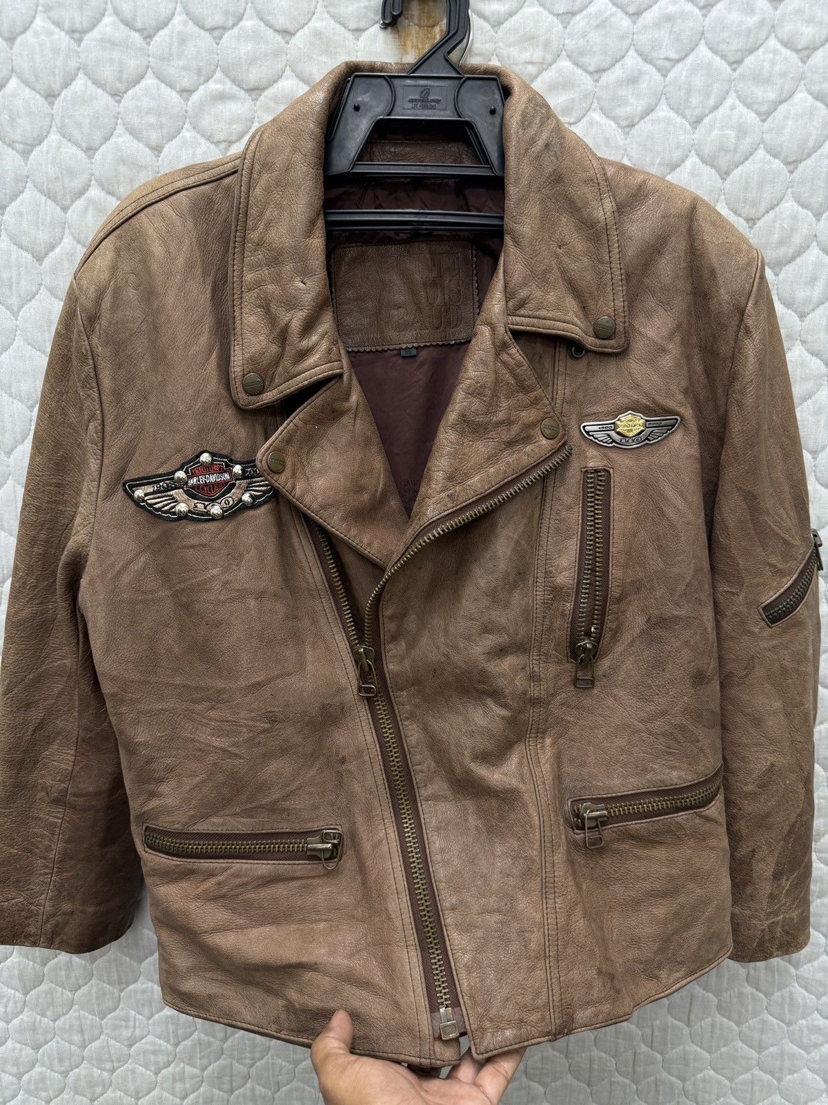 Marithe + Francois Girbaud 🔥🔥🔥ARCHIVE MARITHE FRANCOIS GIRBAUD LEATHER BIKER JACKET Size US M / EU 48-50 / 2 - 21 Thumbnail