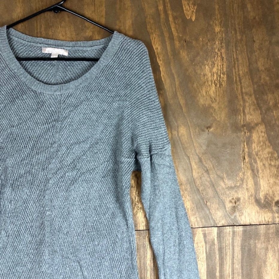 Banana Republic Banana Republic Womens Sweater Gray Round Neck Long Sleeve S Knit Pullover Casual Workwear Professional Minimalist 90s? Size S / US 4 / IT 40 - 4 Thumbnail