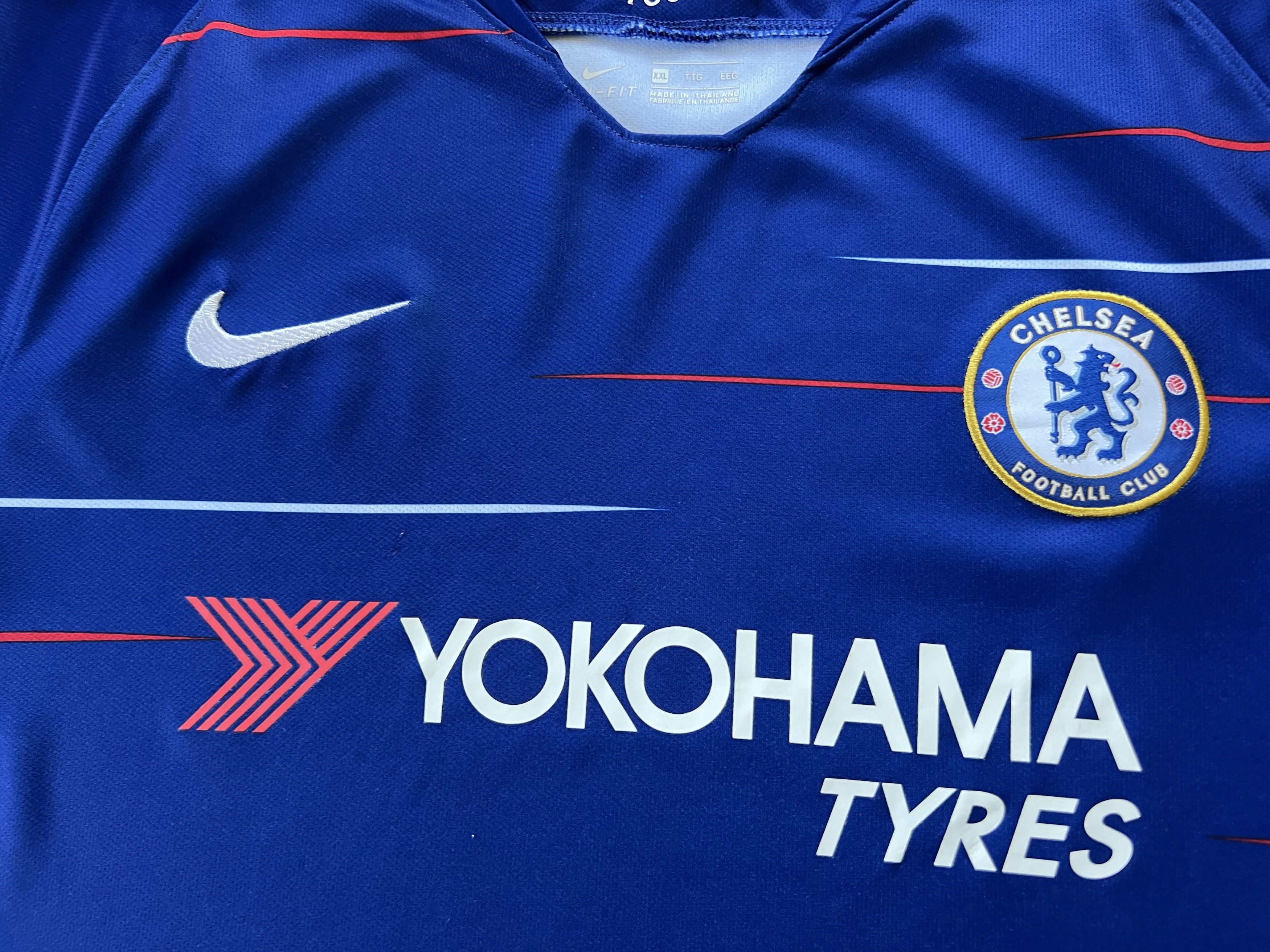 Nike Nike Chelsea Vapor Match Home Football Shirt 2018 Size US XXL / EU 58 / 5 - 6 Thumbnail