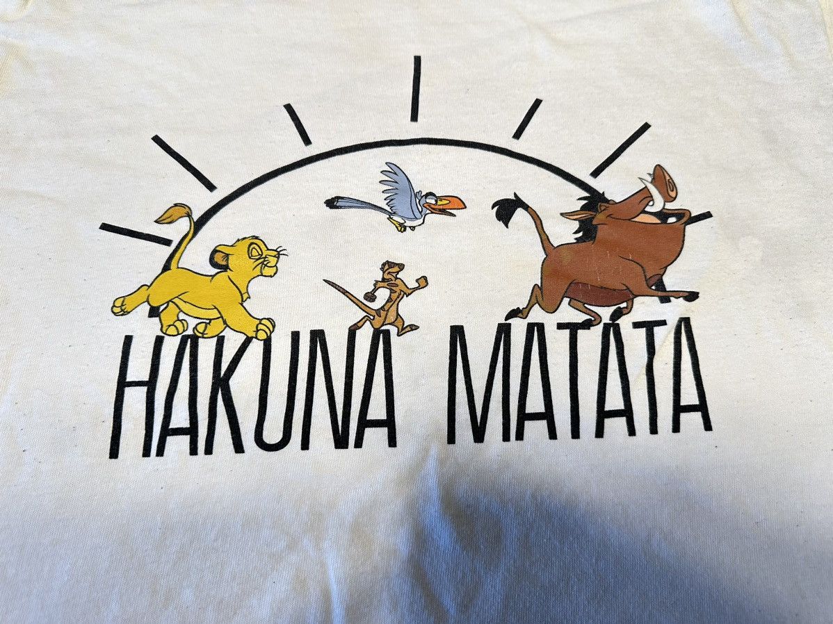 Delta × Vintage VTG Disney Lion King Hakuna Matata Shirt-Delta Pro-Large Size US L / EU 52-54 / 3 - 2 Thumbnail
