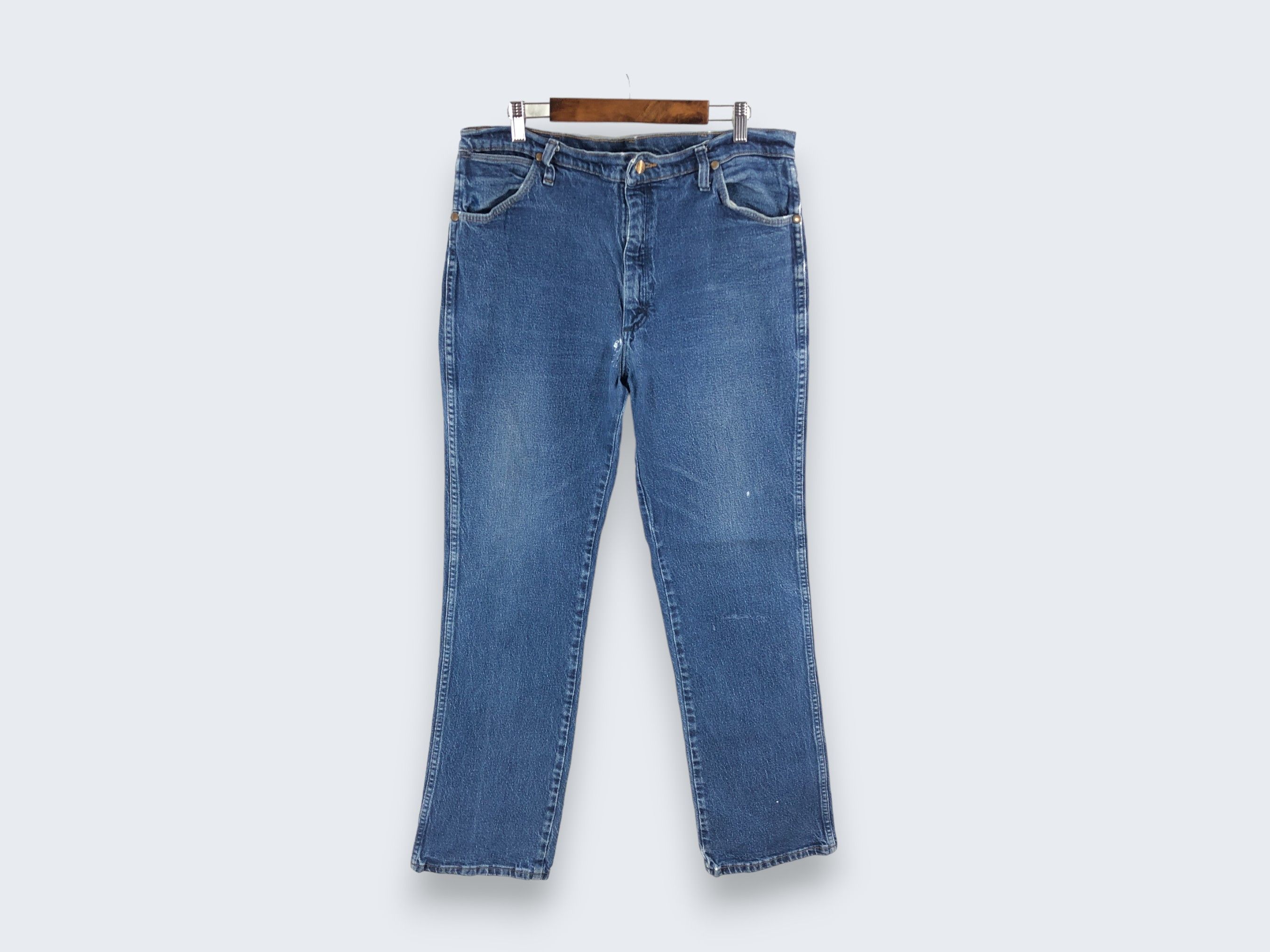 Vintage × Wrangler 35 x 31 Vintage Wrangler Jeans L1471 Size US 35 - 1 Thumbnail