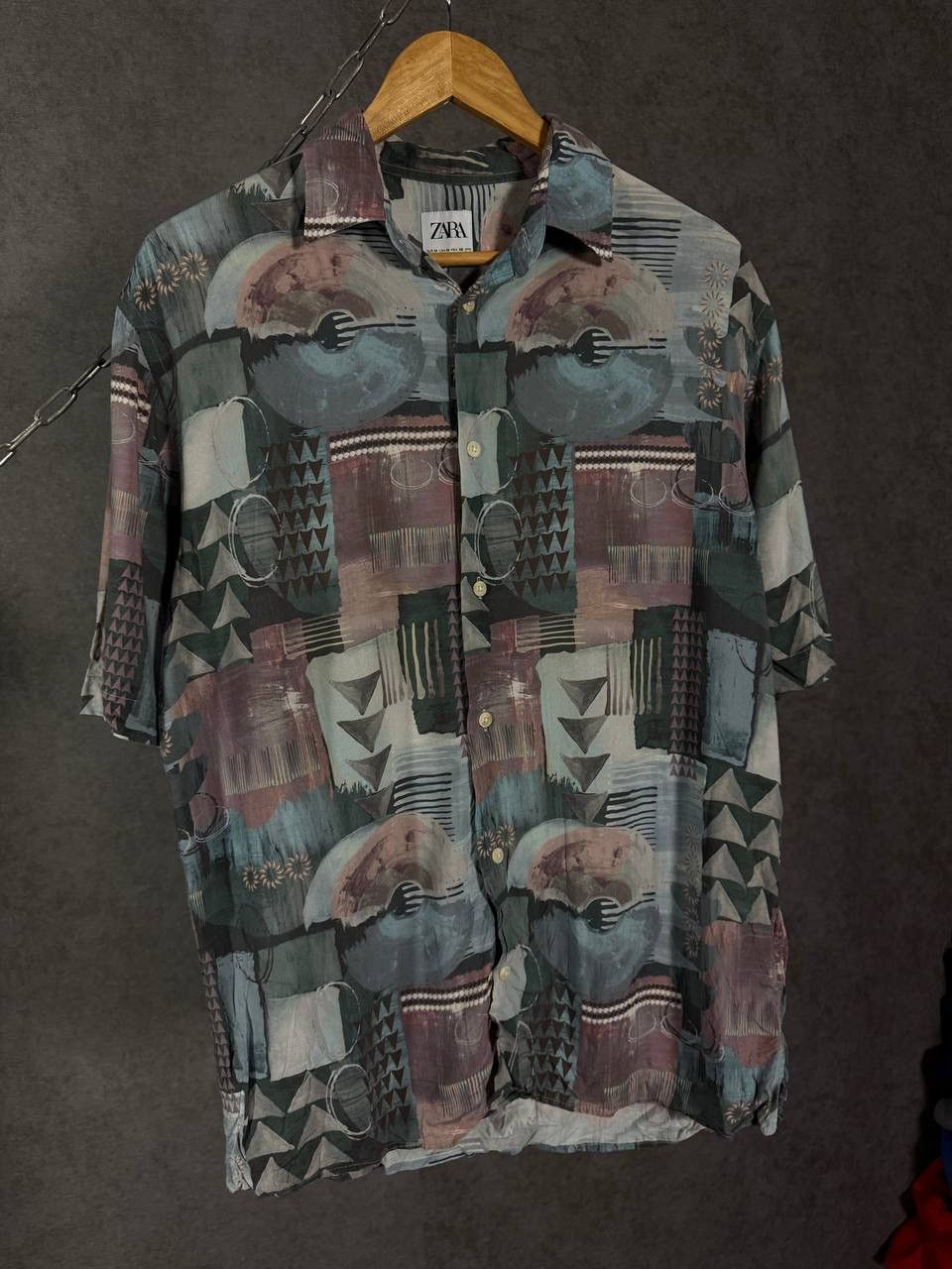 Zara Zara Man art crazy hawaiian shirt Size US M / EU 48-50 / 2 - 3 Thumbnail