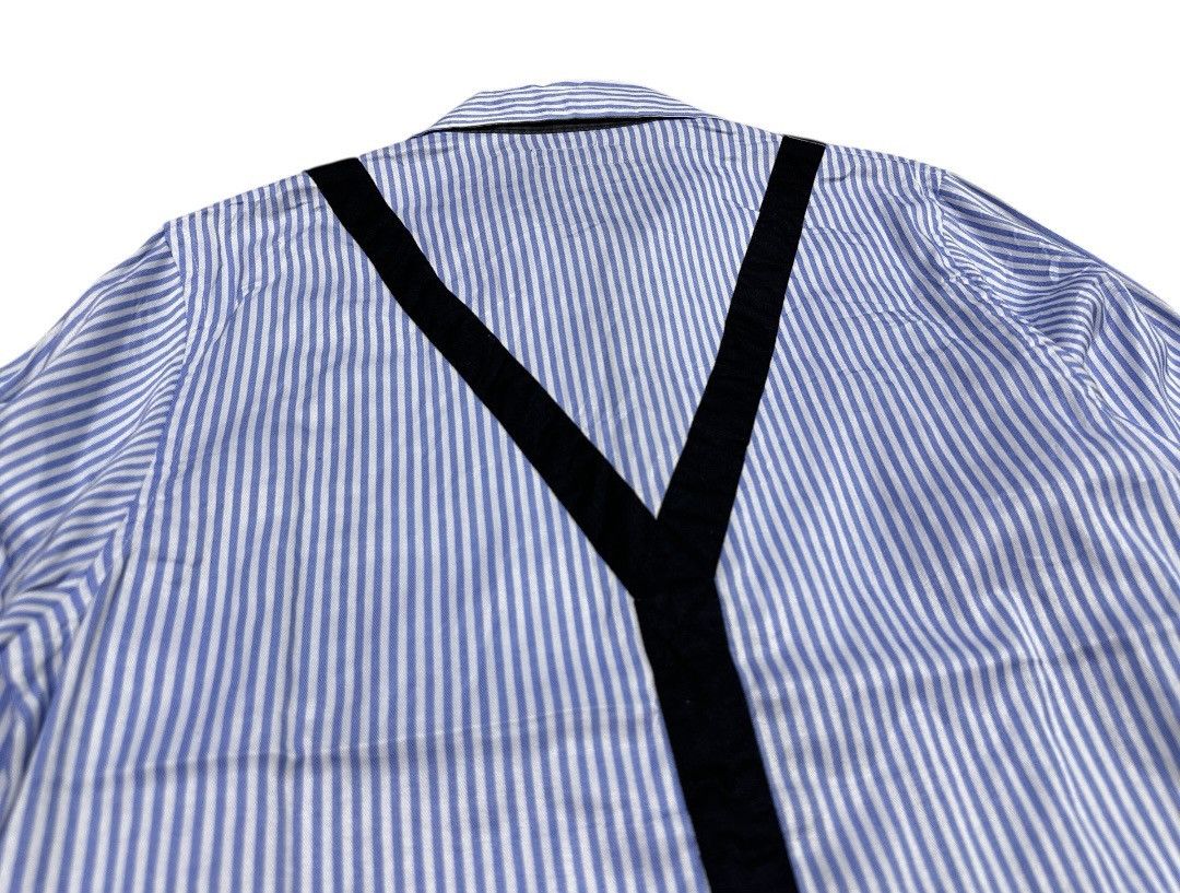 Neighborhood 🔥Aw 2010 Neighborhood Tie Sus Striped Shirt Size US L / EU 52-54 / 3 - 7 Thumbnail
