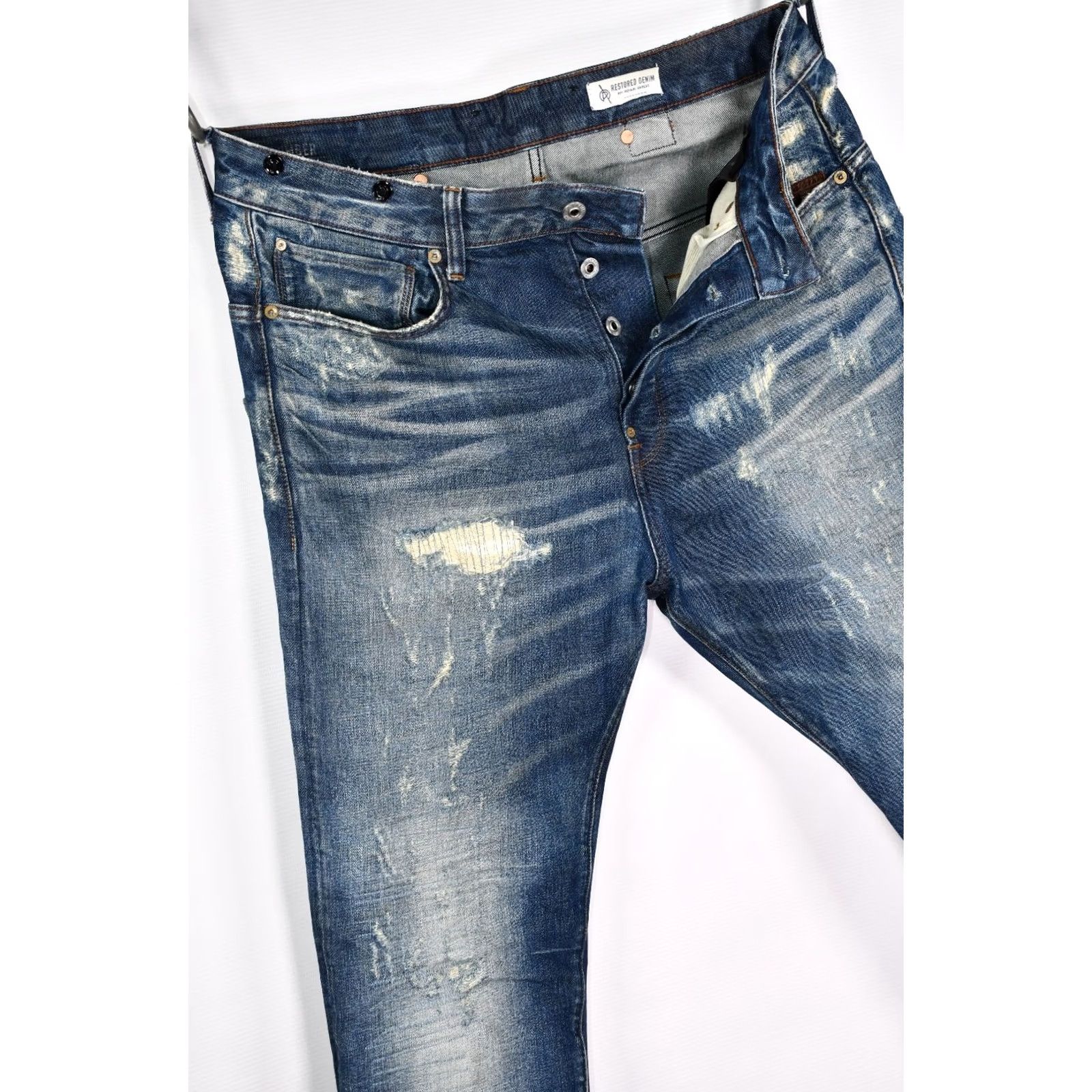 G-Star G-Star Raw US Lumber Tapered Red Listing Selvedge Denim Jeans W33 L32 Mens Blue Denim Listing 5-Pocket Design Vintage: No not Vintage Size US 33 - 6 Thumbnail