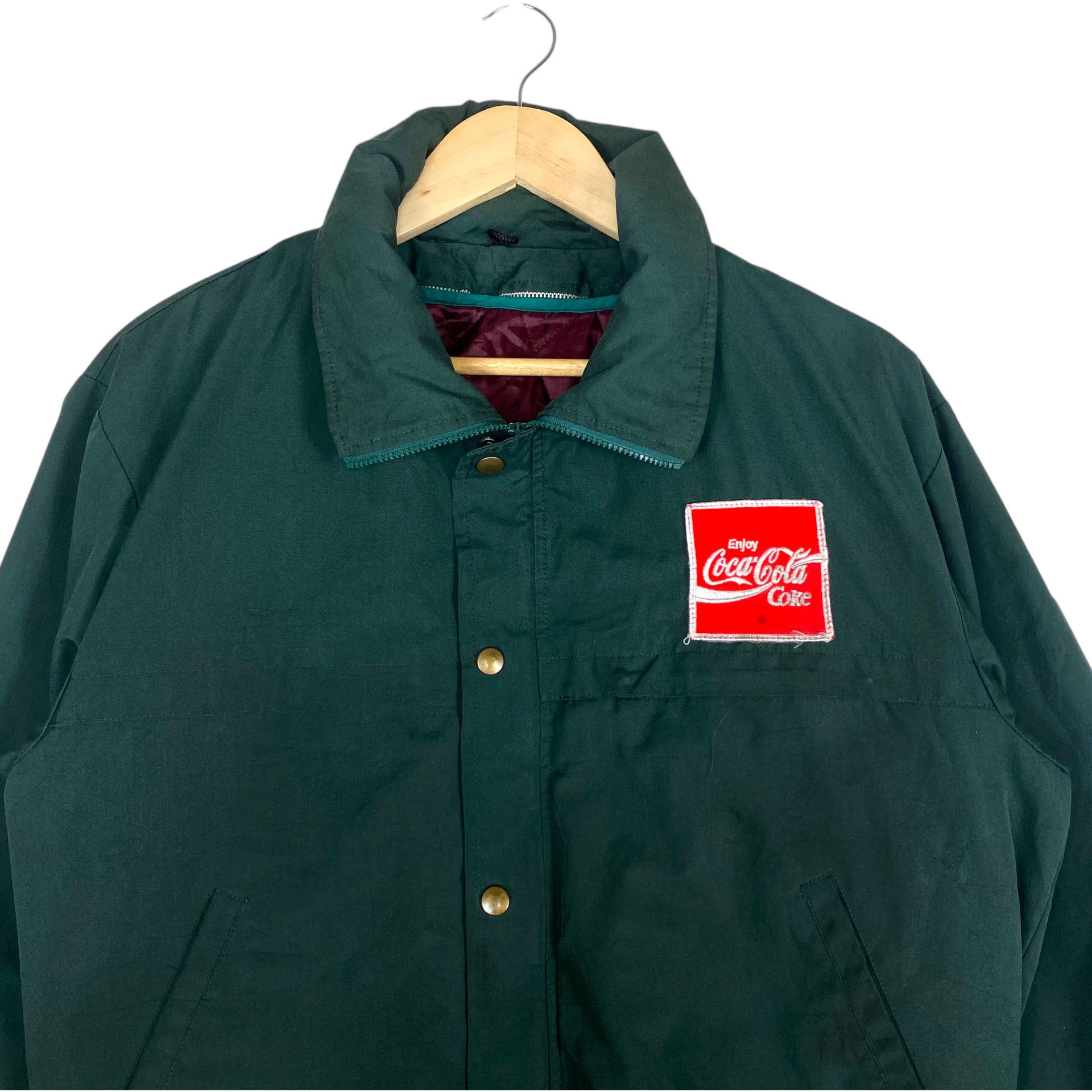 Coca Cola 💥80s COKE JAPANESE WORKER JACKET Size US M / EU 48-50 / 2 - 4 Thumbnail