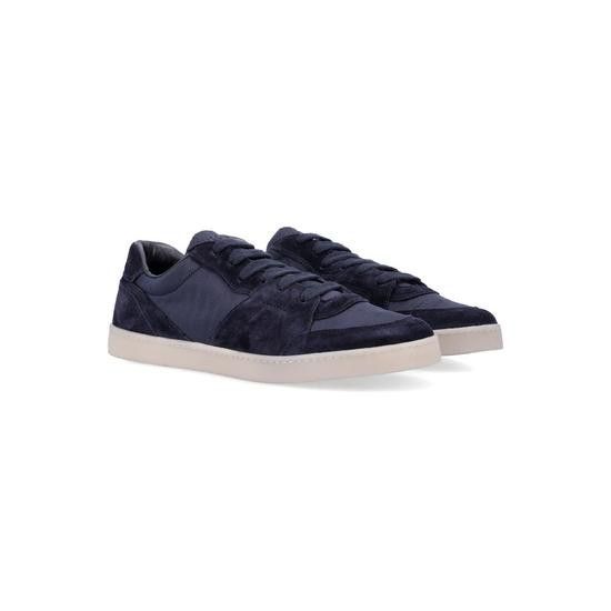 Prada o1mt1gz0526 Suede and Re-Nylon Low-Top Sneakers in Blue Size US 9 / EU 42 - 3 Thumbnail