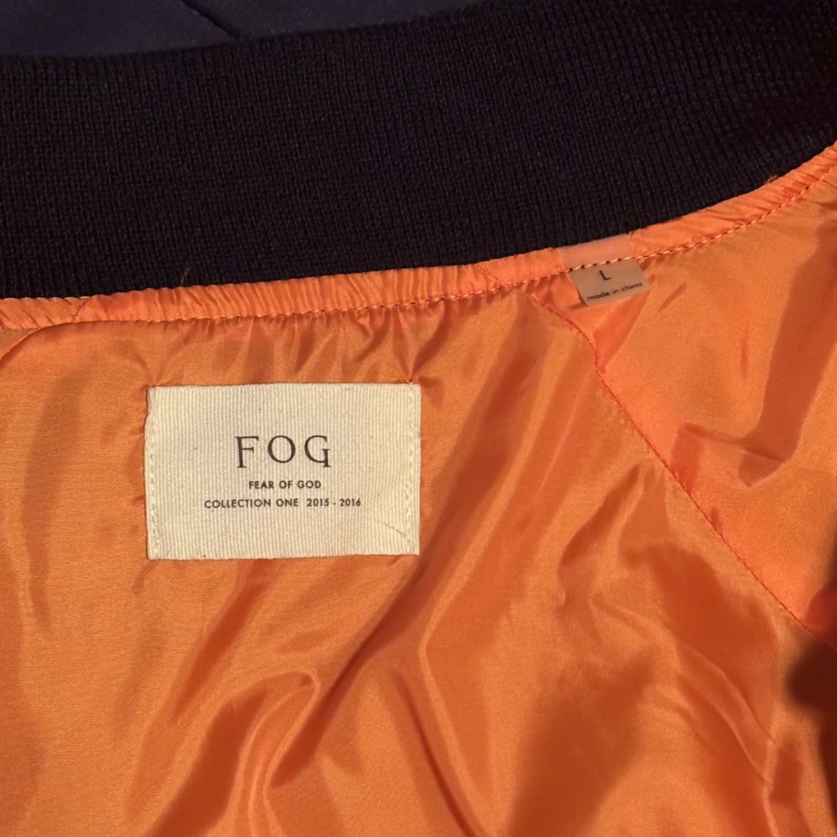 FOG × Pacsun Fear of God x Pacsun FOG Raglan Bomber Jacket Size US L / EU 52-54 / 3 - 4 Thumbnail
