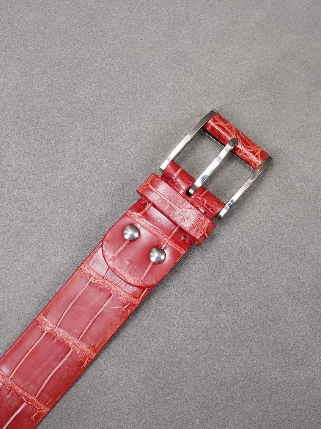 Zilli ZILLI Red Fish Skin Belt 105cm. Size ONE SIZE - 3 Thumbnail