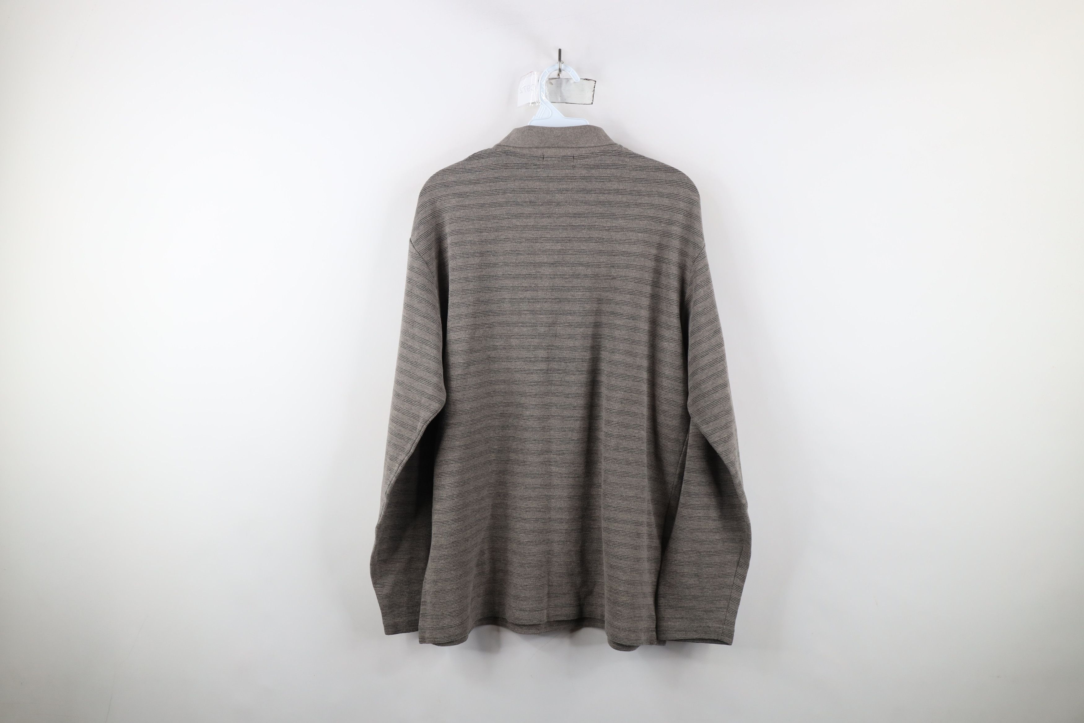 Vintage Vintage 90s Streetwear Striped Knit Long Sleeve Rugby Polo Size US M / EU 48-50 / 2 - 8 Thumbnail