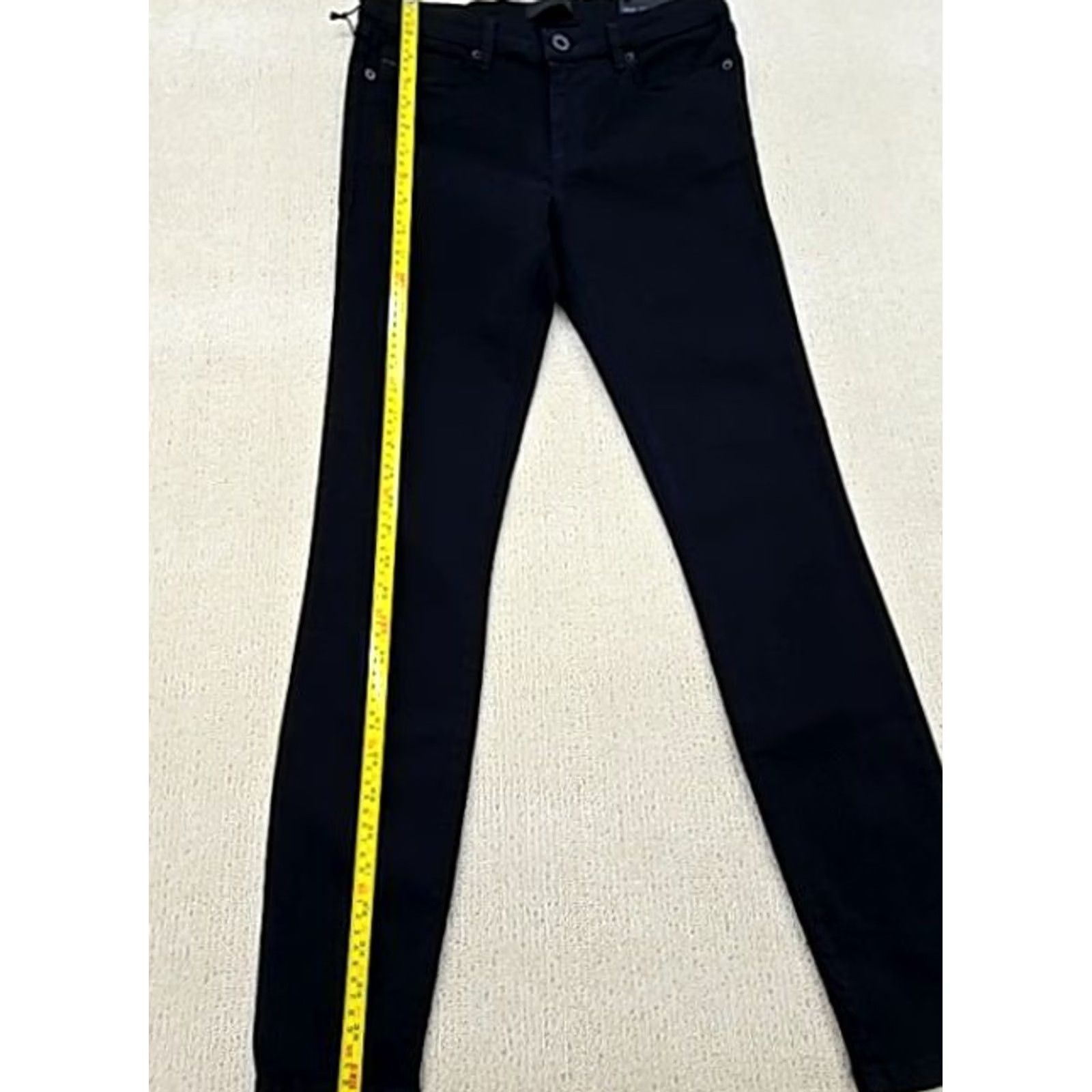 Diesel Black Gold Diesel Black Gold TYPE-16C Black Super Skinny Cropped Jeans Unisex Size US 27 - 6 Thumbnail