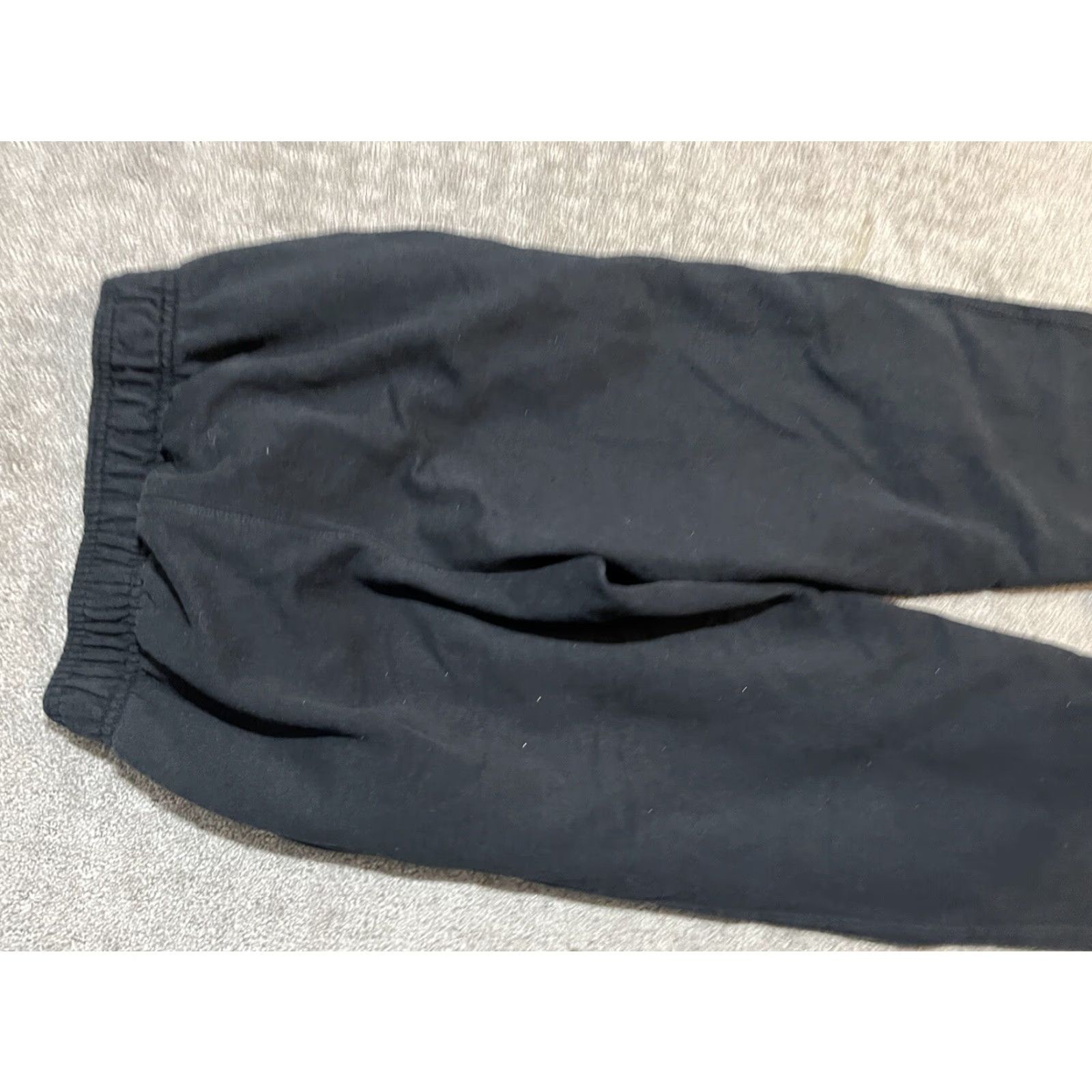 Champion Champion Sweatpants Men's Small Black Solid Cotton Pocket Straight Size US 29 - 4 Thumbnail