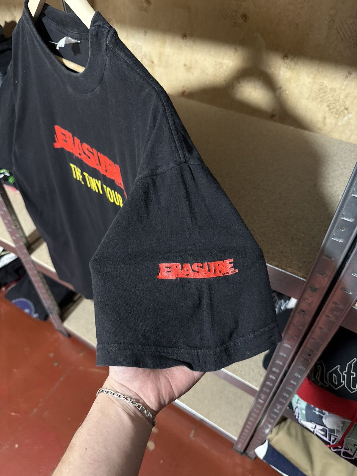 Band Tees × Vintage Vintage Erasure The Tiny Tour 1996 Rock Band Retro T-Shirt Size US XL / EU 56 / 4 - 5 Thumbnail