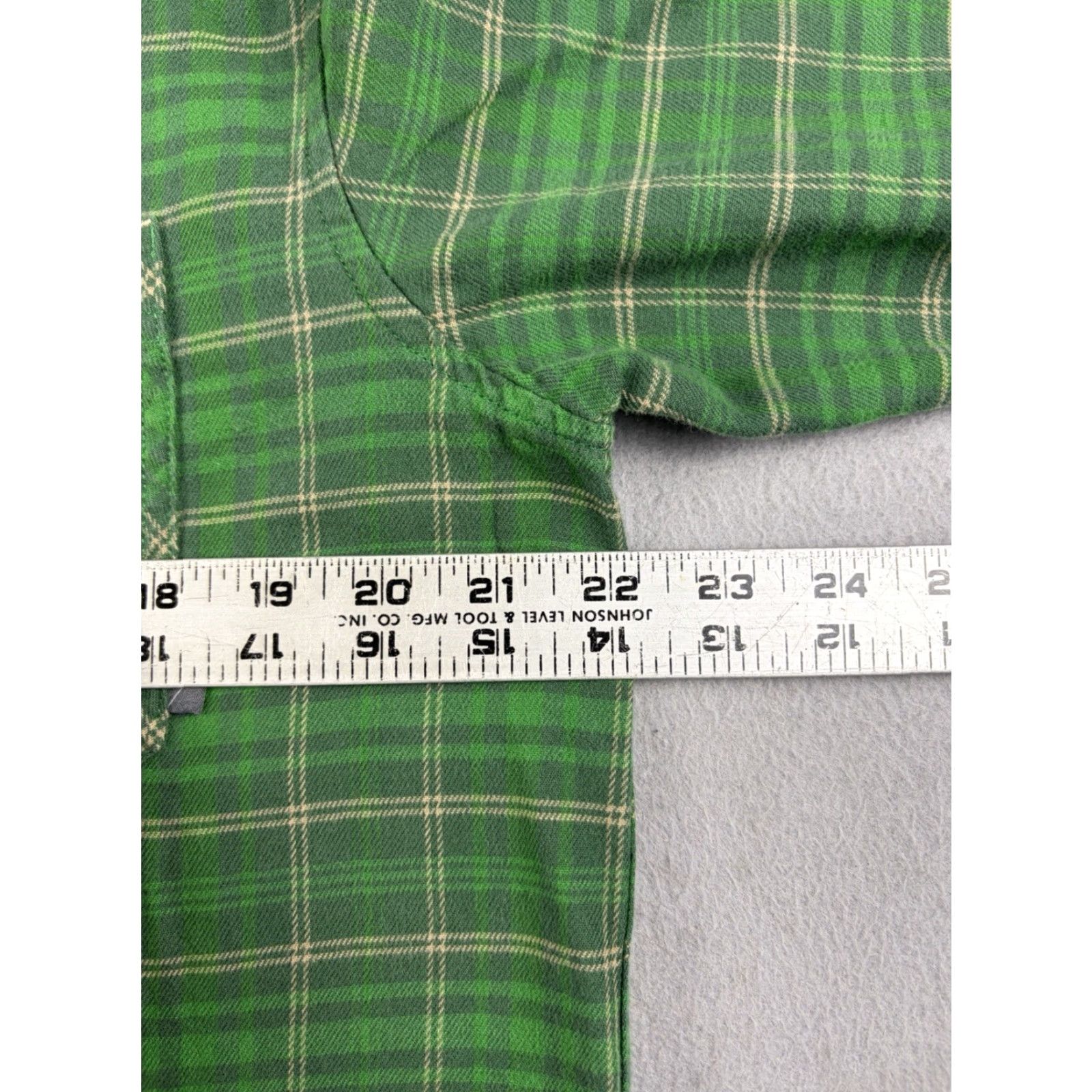 Vintage Stio Flannel Shirt Men M Green Plaid Button-Up Cotton USA Long Sleeve Regular Size Size US M / EU 48-50 / 2 - 5 Thumbnail