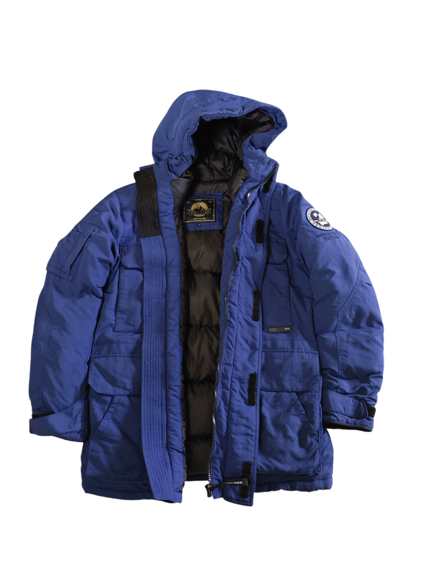 Japanese Brand polham down jacket parka Size US L / EU 52-54 / 3 - 2 Thumbnail