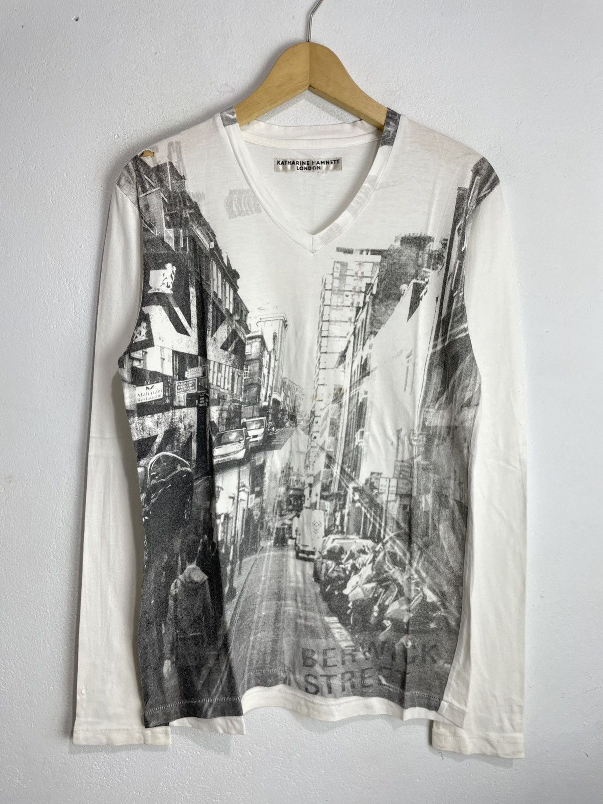 Katharine Hamnett London Archive hamnett Berwick Street City View Long Sleeve Size US L / EU 52-54 / 3 - 1 Thumbnail