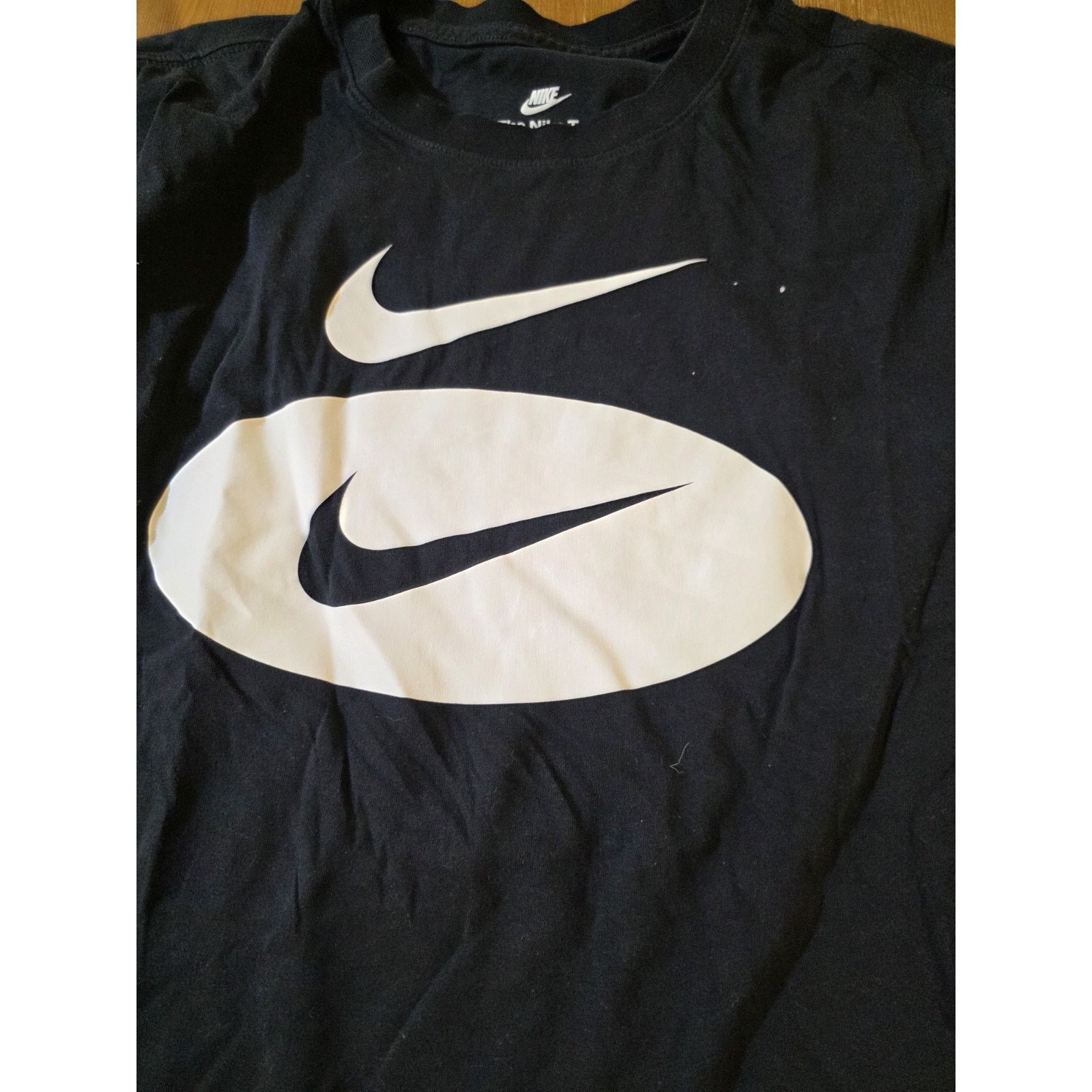 Nike Nike Men's Black Size Medium Short Sleeve T-Shirt Size US M / EU 48-50 / 2 - 2 Thumbnail