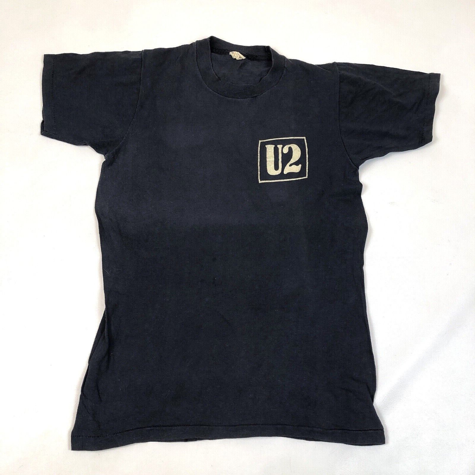 Band Tees Vintage 80s U2 October 81 Double Sided Band T Shirt Small Size US S / EU 44-46 / 1 - 10 Thumbnail