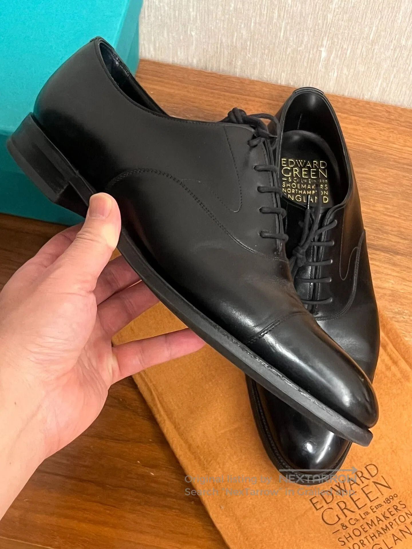 Edward Green Edward Green Black Oxford Shoes. Size US 8.5 / EU 41-42 - 2 Thumbnail