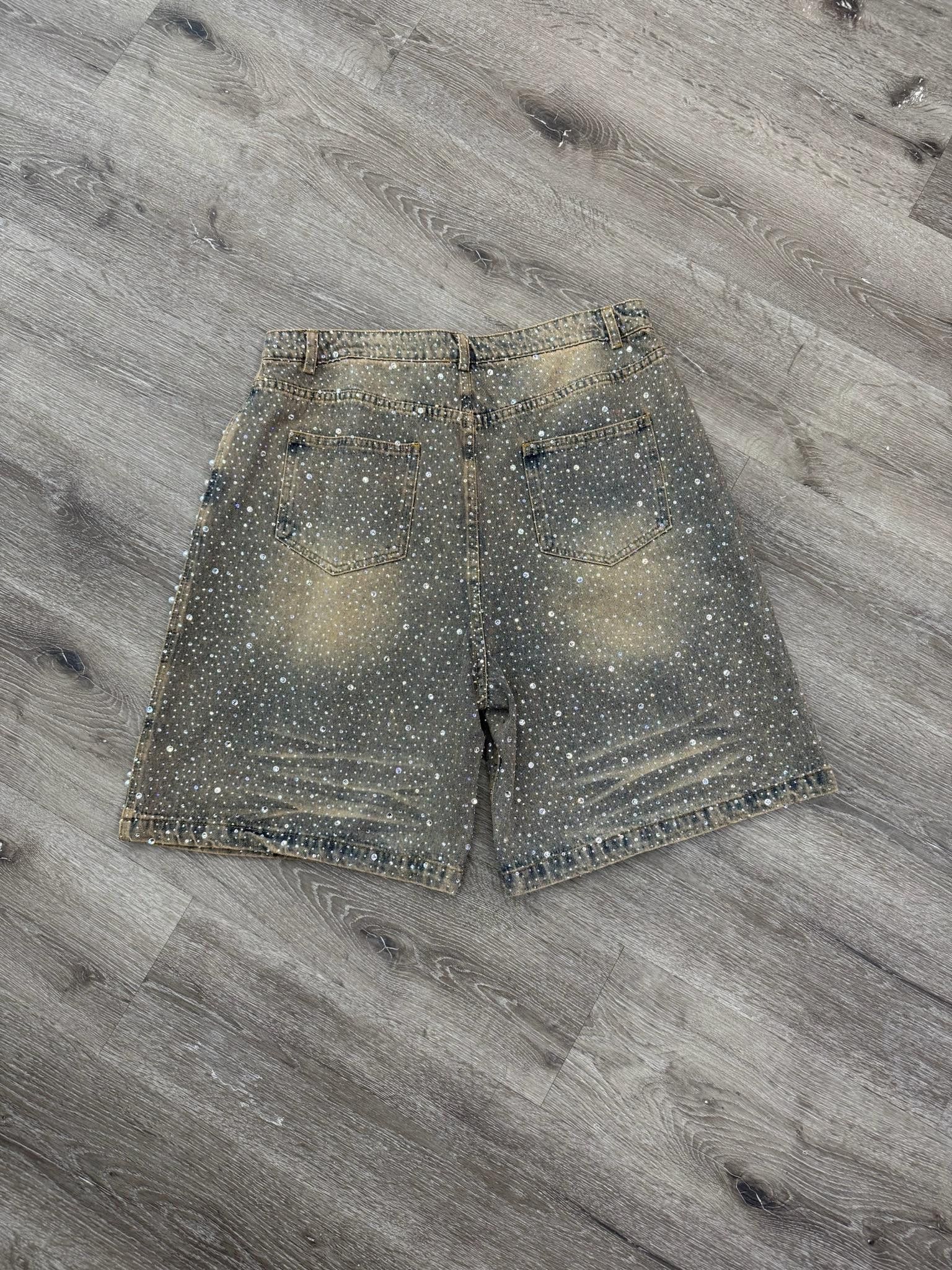 Vale Vale Forever "Rainstorm" Jorts Mid Wash Size US 32 / EU 48 - 2 Thumbnail