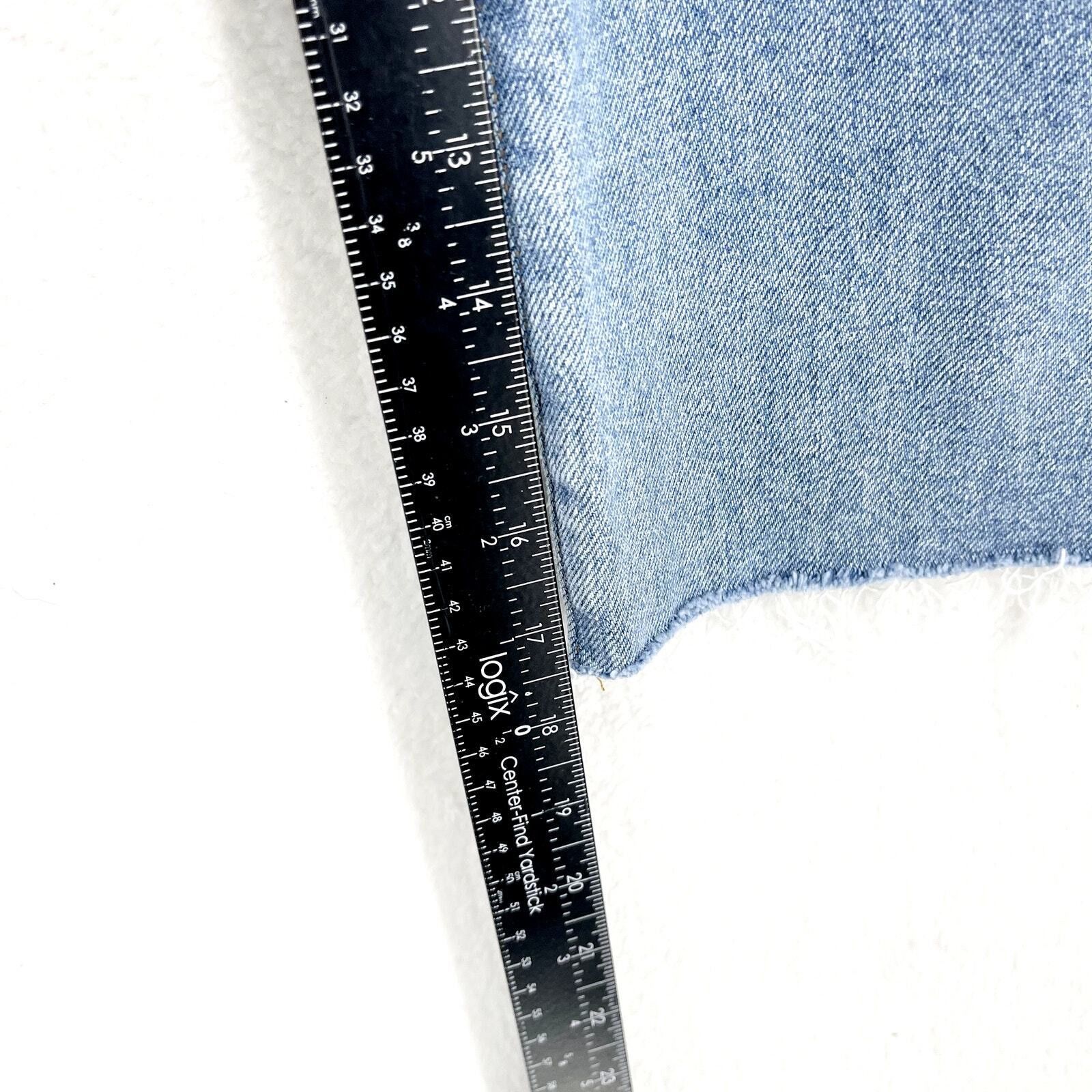 Madewell Madewell The Mom Jean Cropped Wide Leg Cotton Jeans Size 28P Size 28" / US 6 / IT 42 - 3 Thumbnail