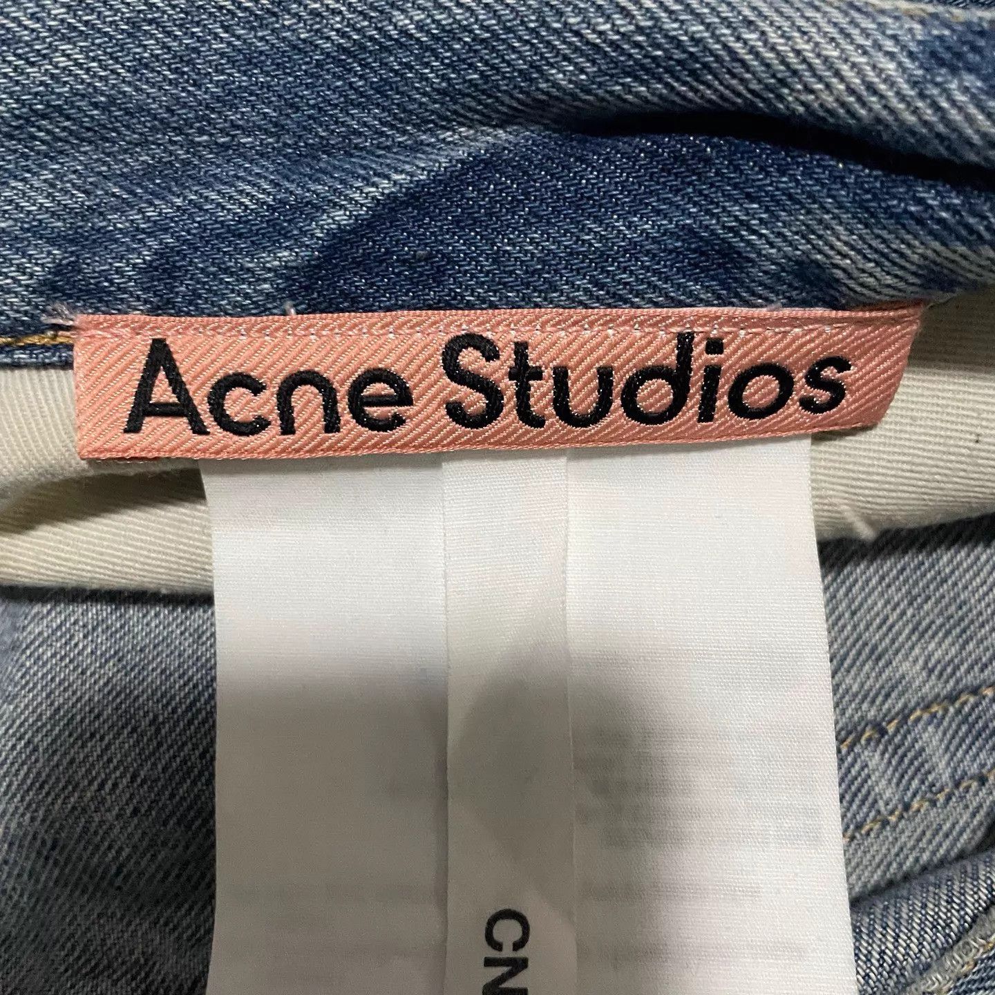 Acne Studios Acne Studios 25SS 2021M Blue Wash Splash Ink Jeans 33 Size US 33 - 5 Thumbnail