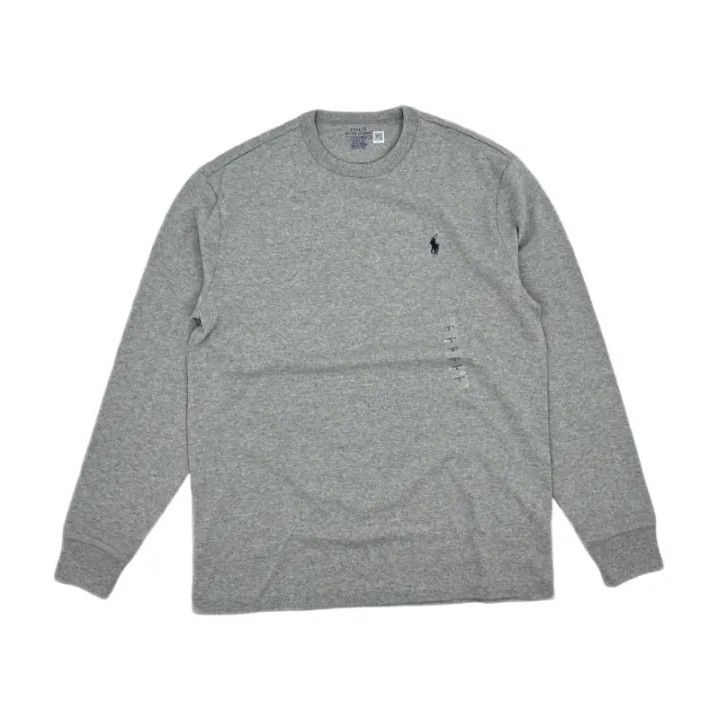 Polo Ralph Lauren Polo Ralph Lauren Gray Pony Embroidered Long-Sleeve T-Shirt Size US S / EU 44-46 / 1 - 1 Thumbnail