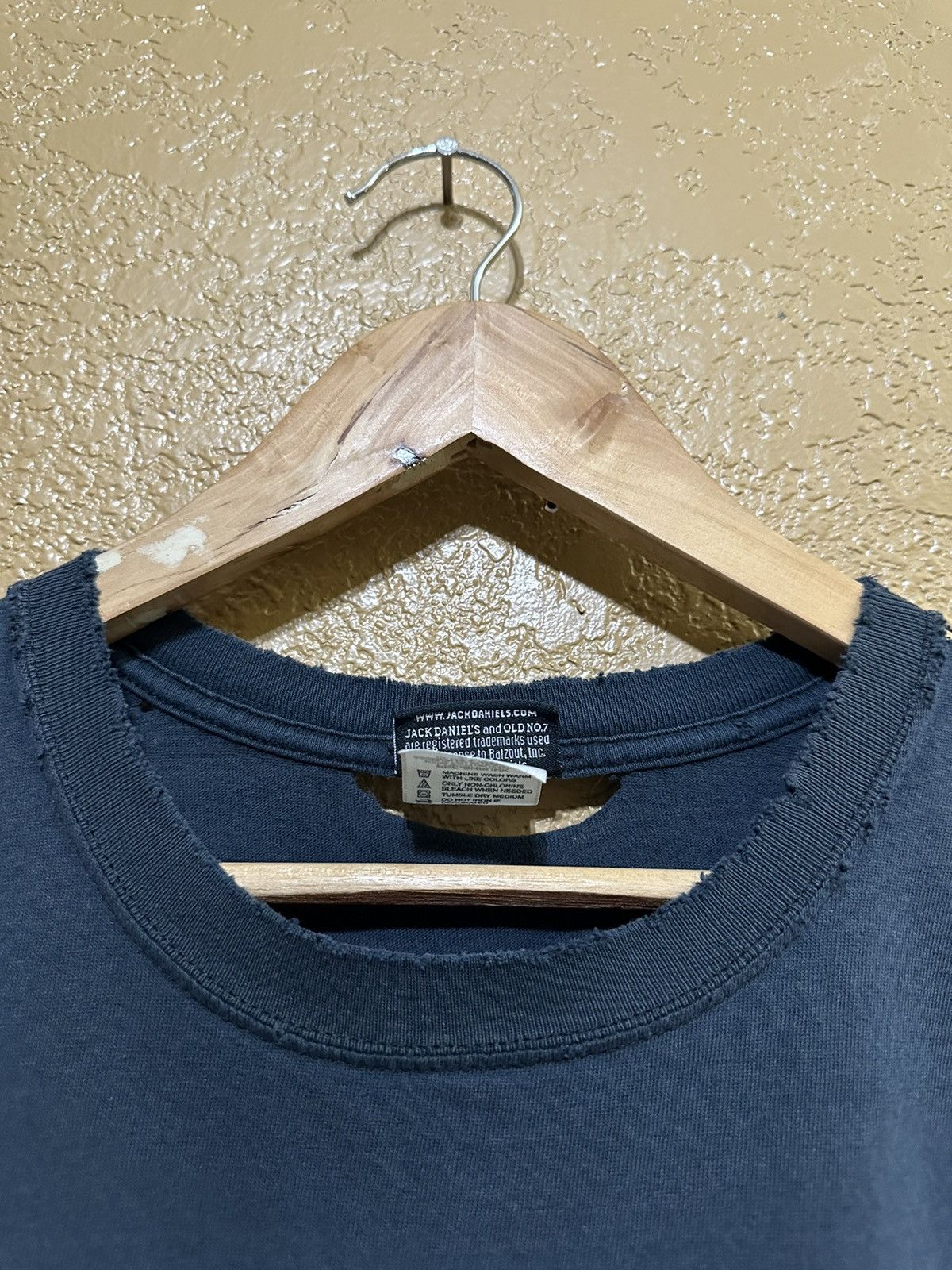 4GSELLER 📌 THRASHED Vintage Jack Daniels Tee XL Faded Size US XL / EU 56 / 4 - 8 Thumbnail