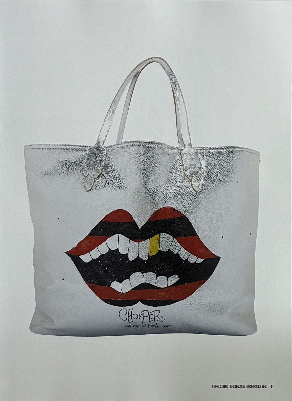 Chrome Hearts Chrome Hearts white handbag photo Framed poster 9x11 Size ONE SIZE - 2 Thumbnail
