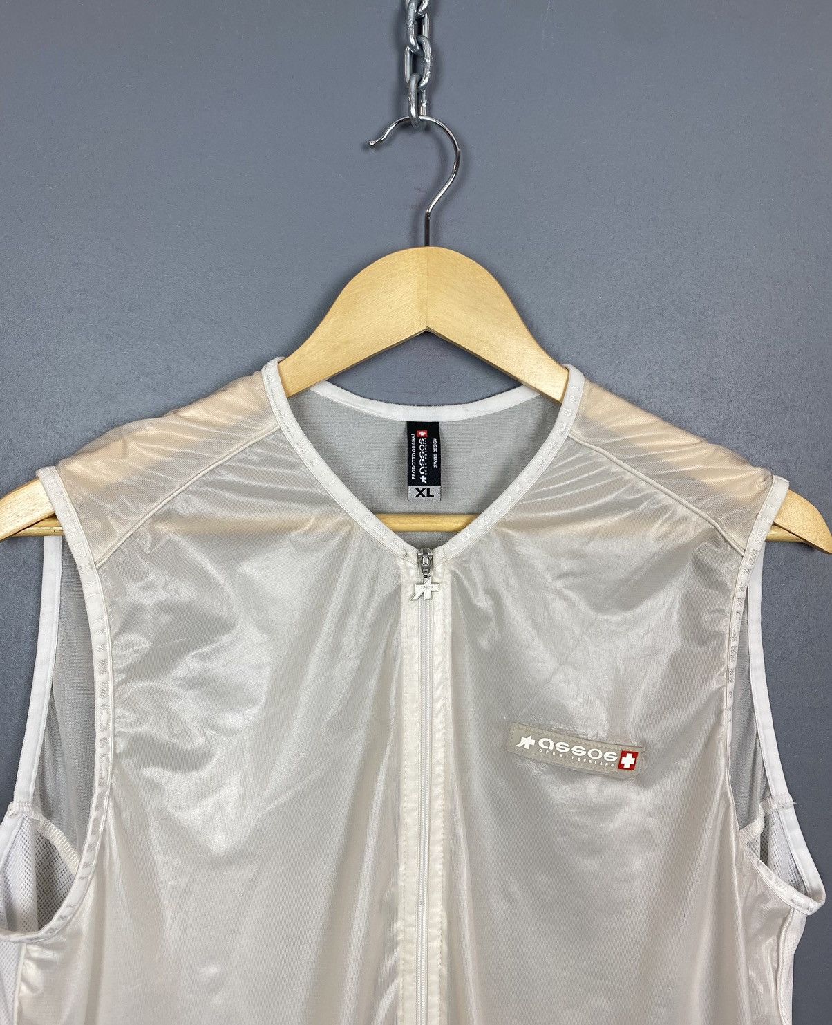 Other Vintage Assos Of Switzerland Cycling Vest Gilet Top White Size US XL / EU 56 / 4 - 2 Thumbnail