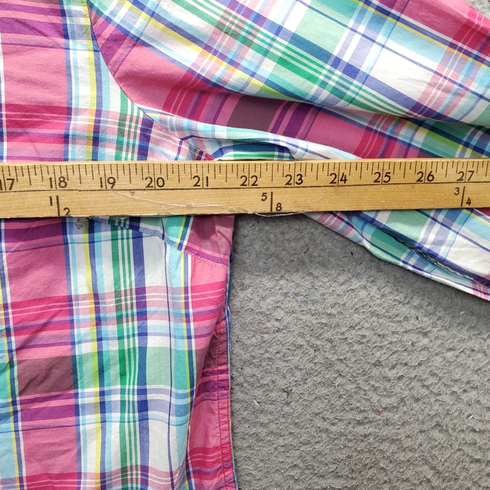 Talbots Talbots Shirt Women L Multicolor Plaid Long Sleeve Button Up Collared Regular Fit Size L / US 10 / IT 46 - 4 Thumbnail